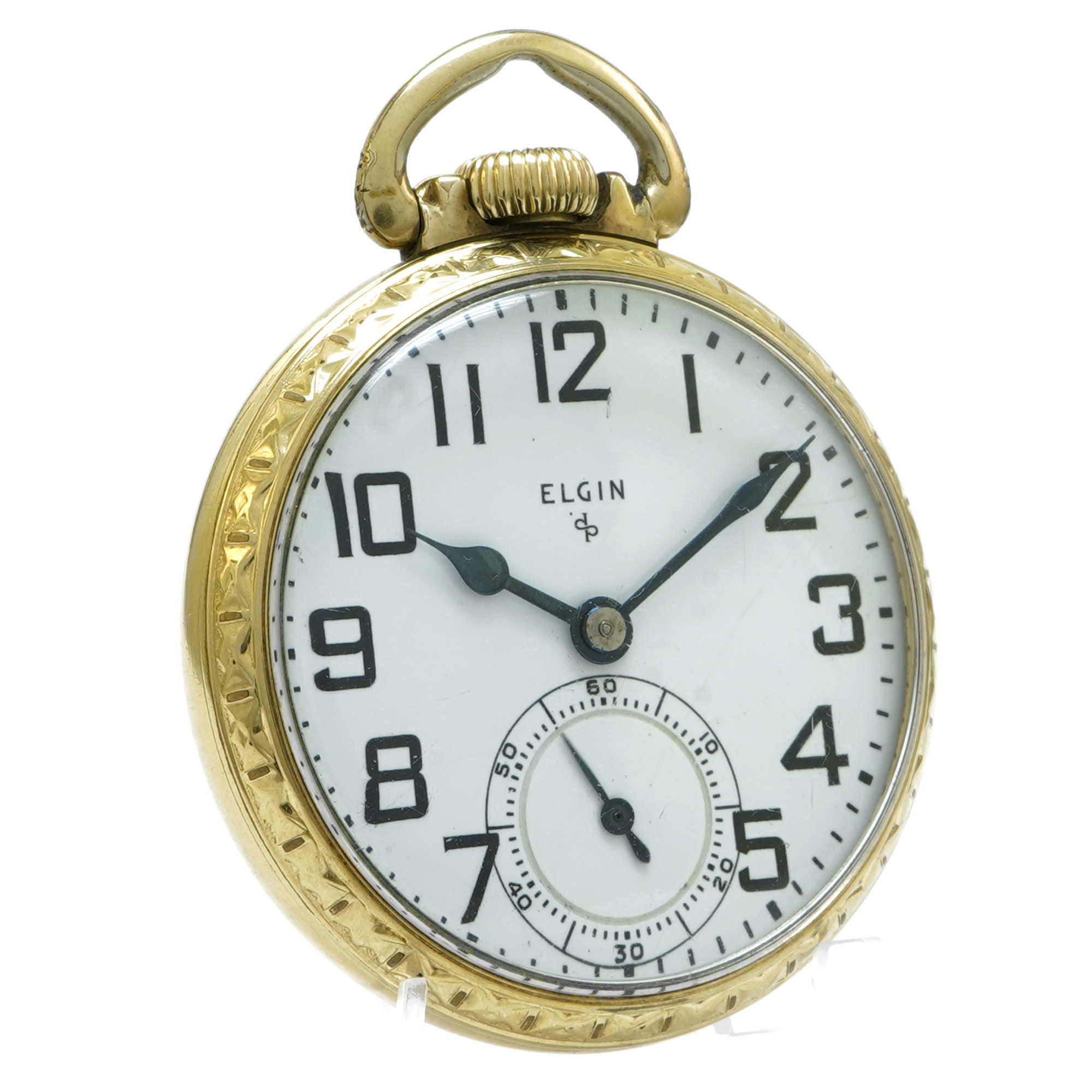Elgin Railroad Pocket Watch Model 20 - Inventory 7832