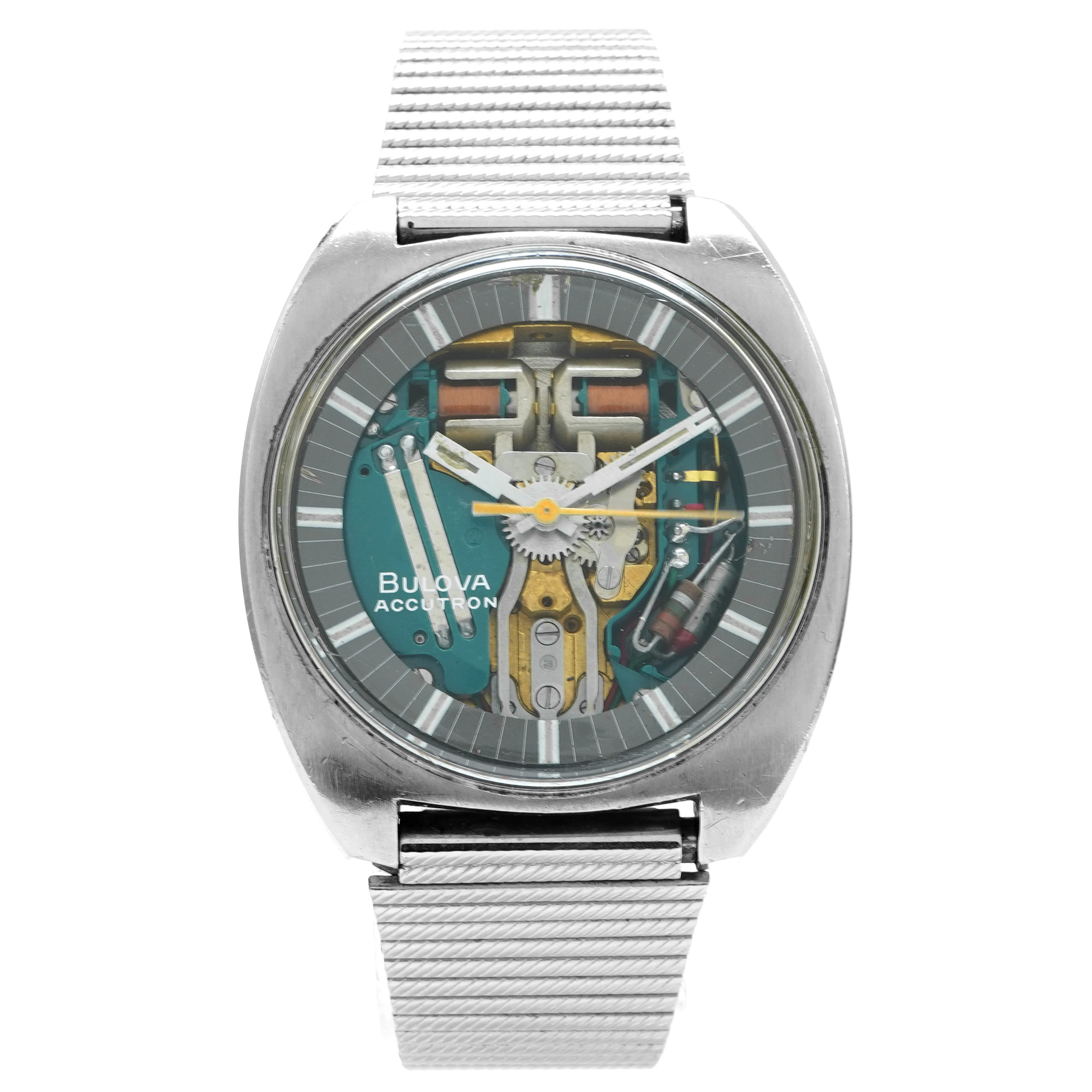 Accutron Cushion Case Spaceview 214 *Vintage* *1969* - Inventory 7830