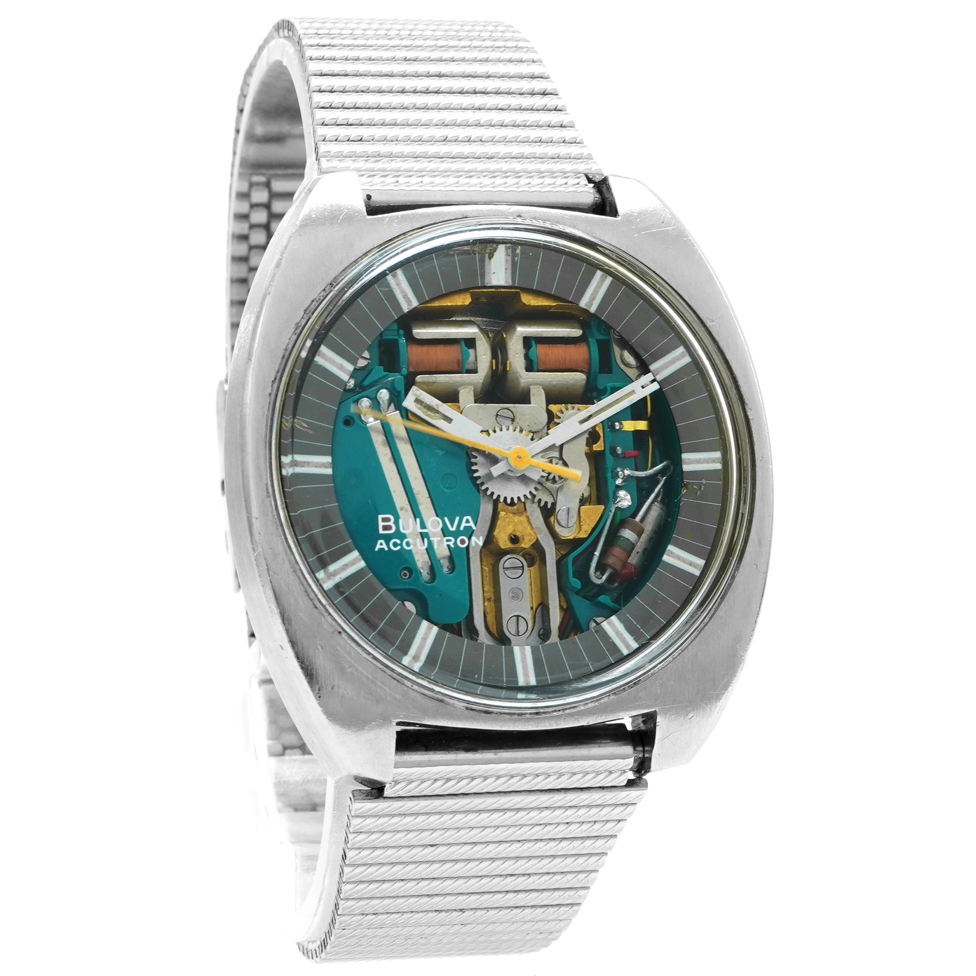 Accutron Cushion Case Spaceview 214 *Vintage* *1969* - Inventory 7830