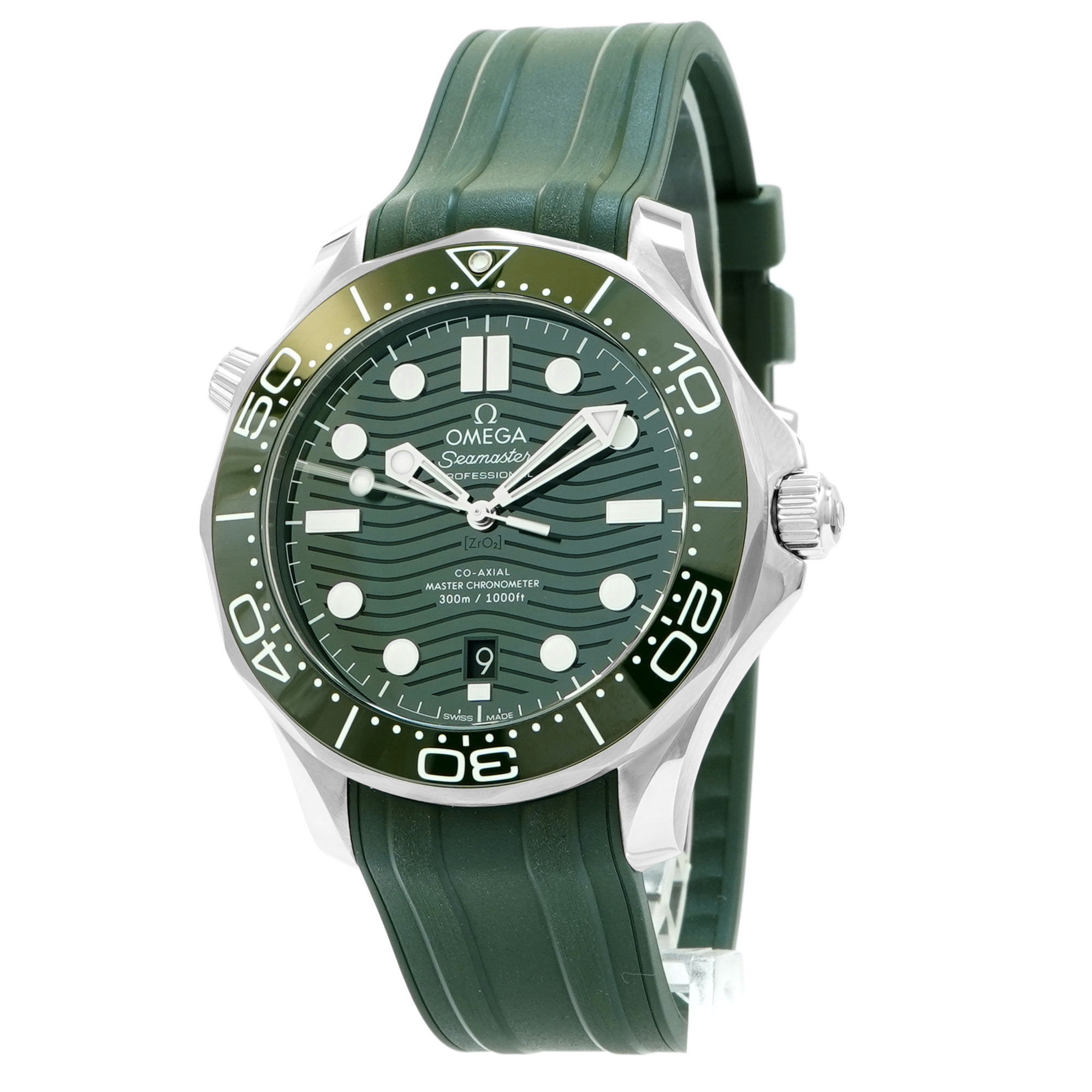 Omega Seamaster Professional Diver 300M 42mm *Green* *2023* - Inventory 7858