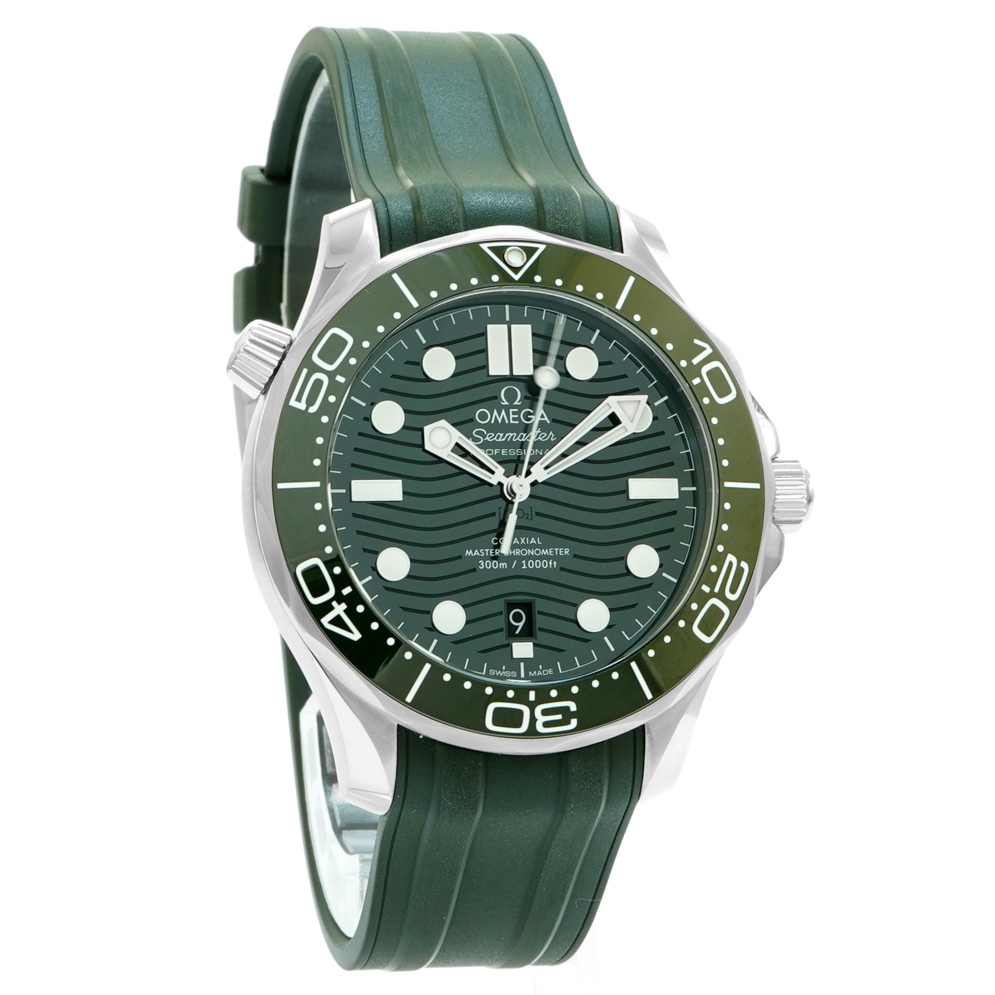 Omega Seamaster Professional Diver 300M 42mm *Green* *2023* - Inventory 7858
