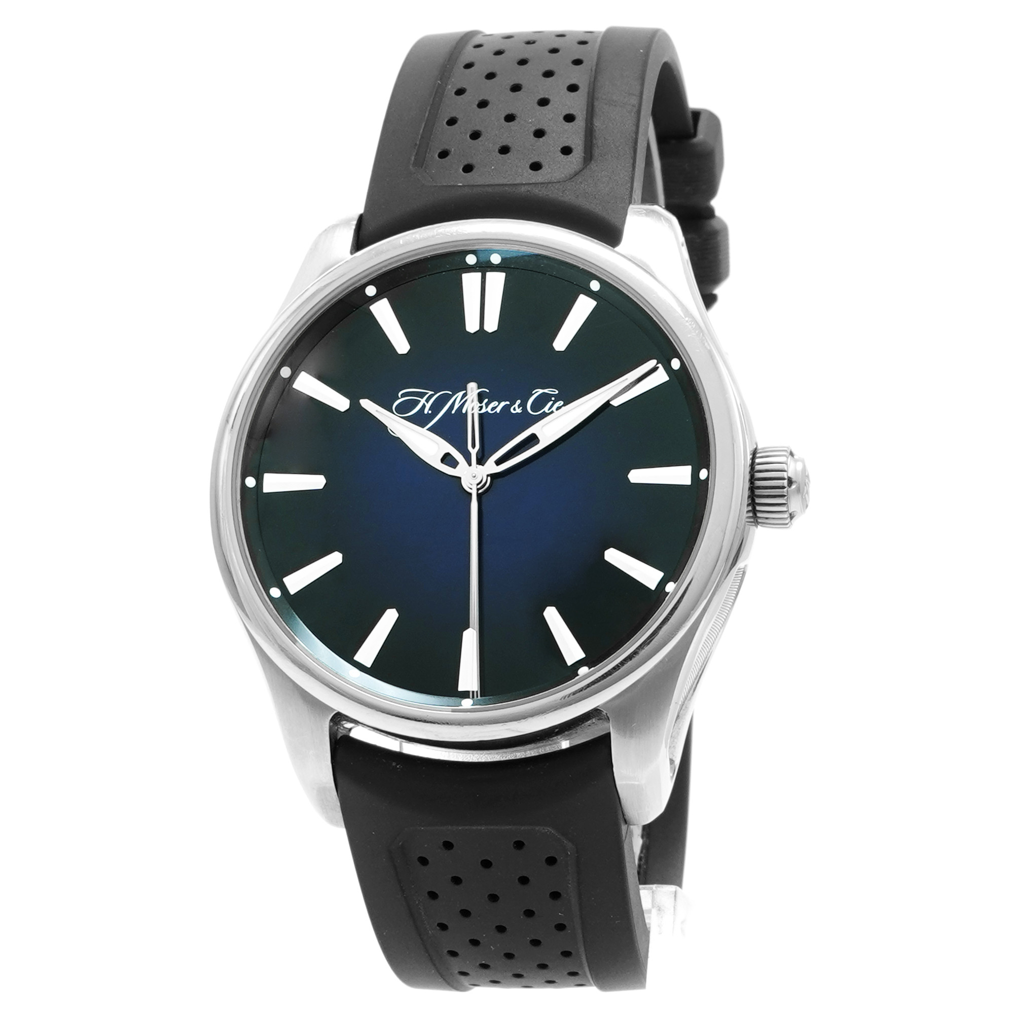 H Moser Pioneer Centre Seconds - Midnight Blue Fume' 3200-1200