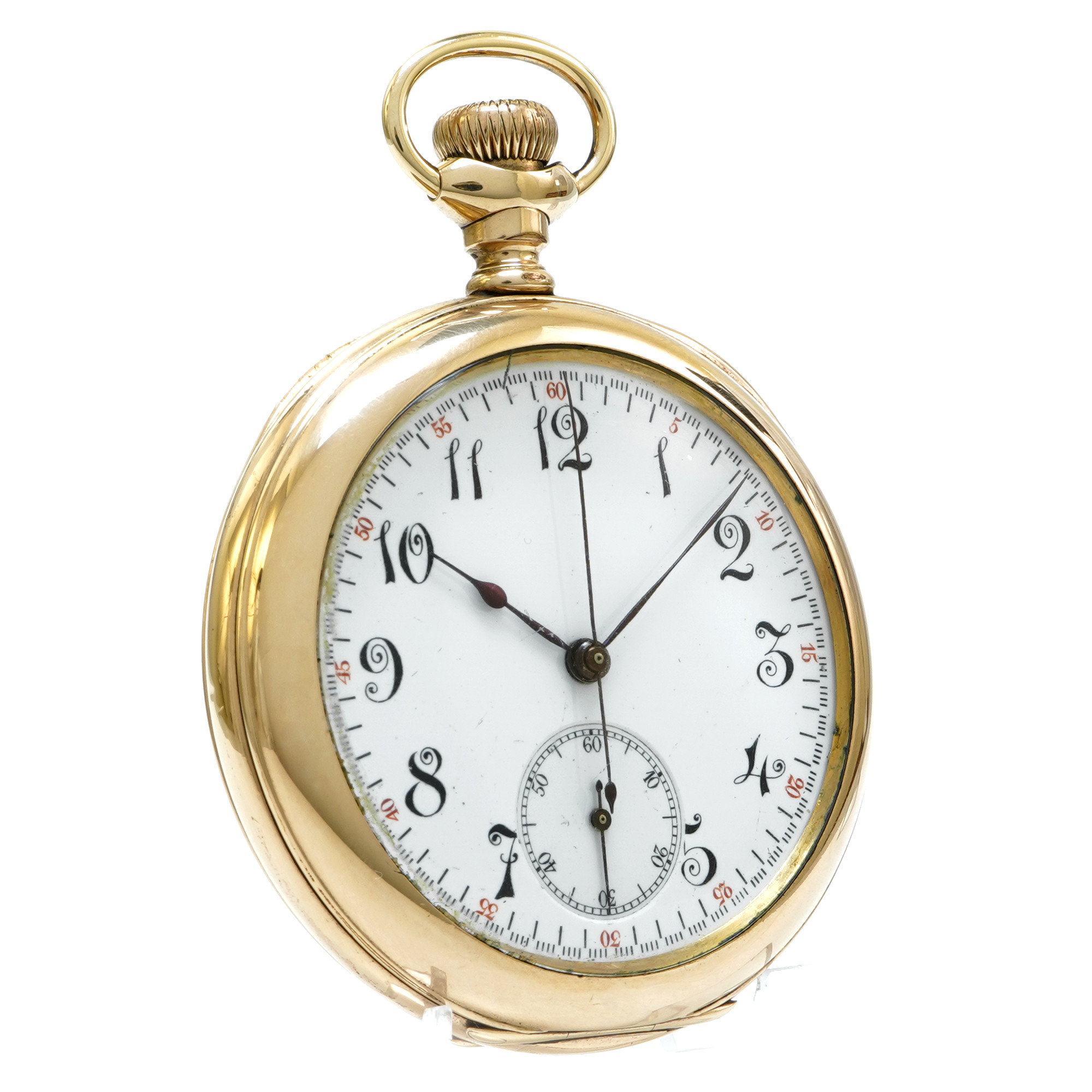Agassiz Chronograph Pocket Watch *1915* *Longines* - Inventory