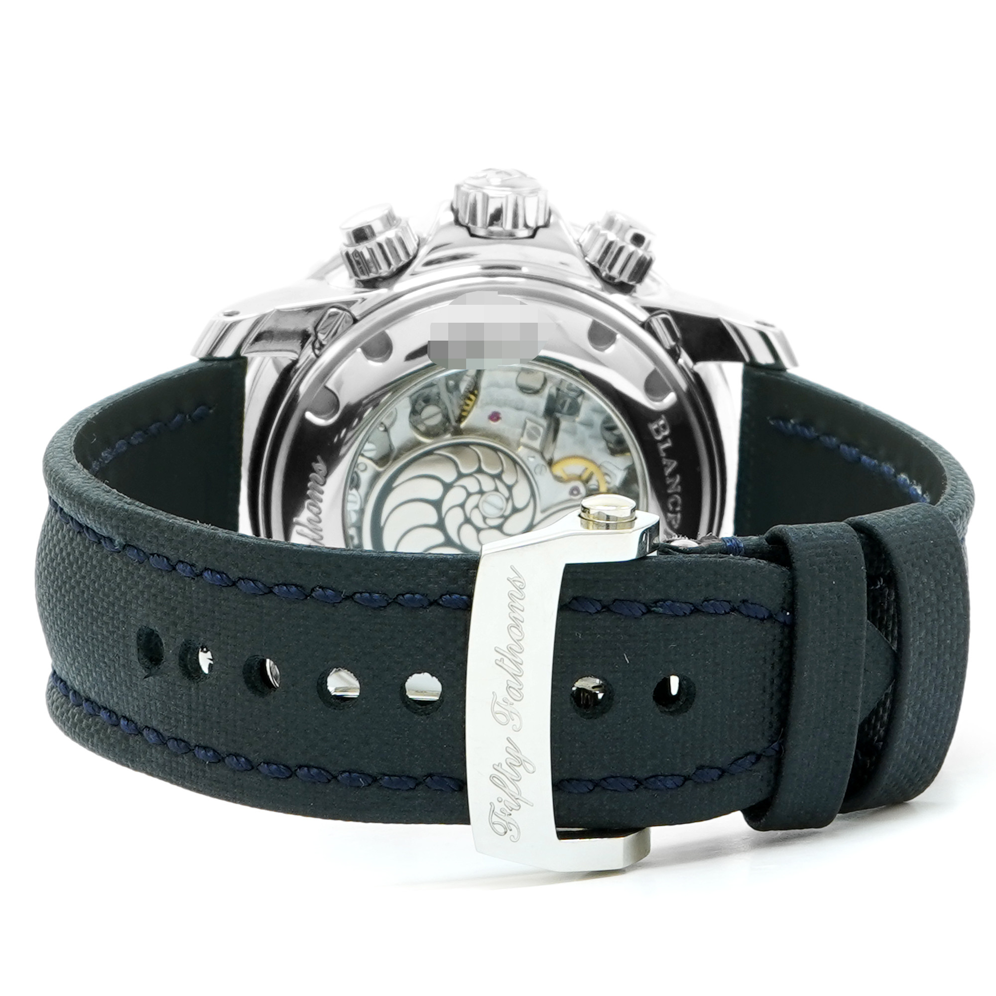 Blancpain Fifty Fathoms Flyback Chronograph Calendar Moonphase *Blue Dial* - Inventory 7838