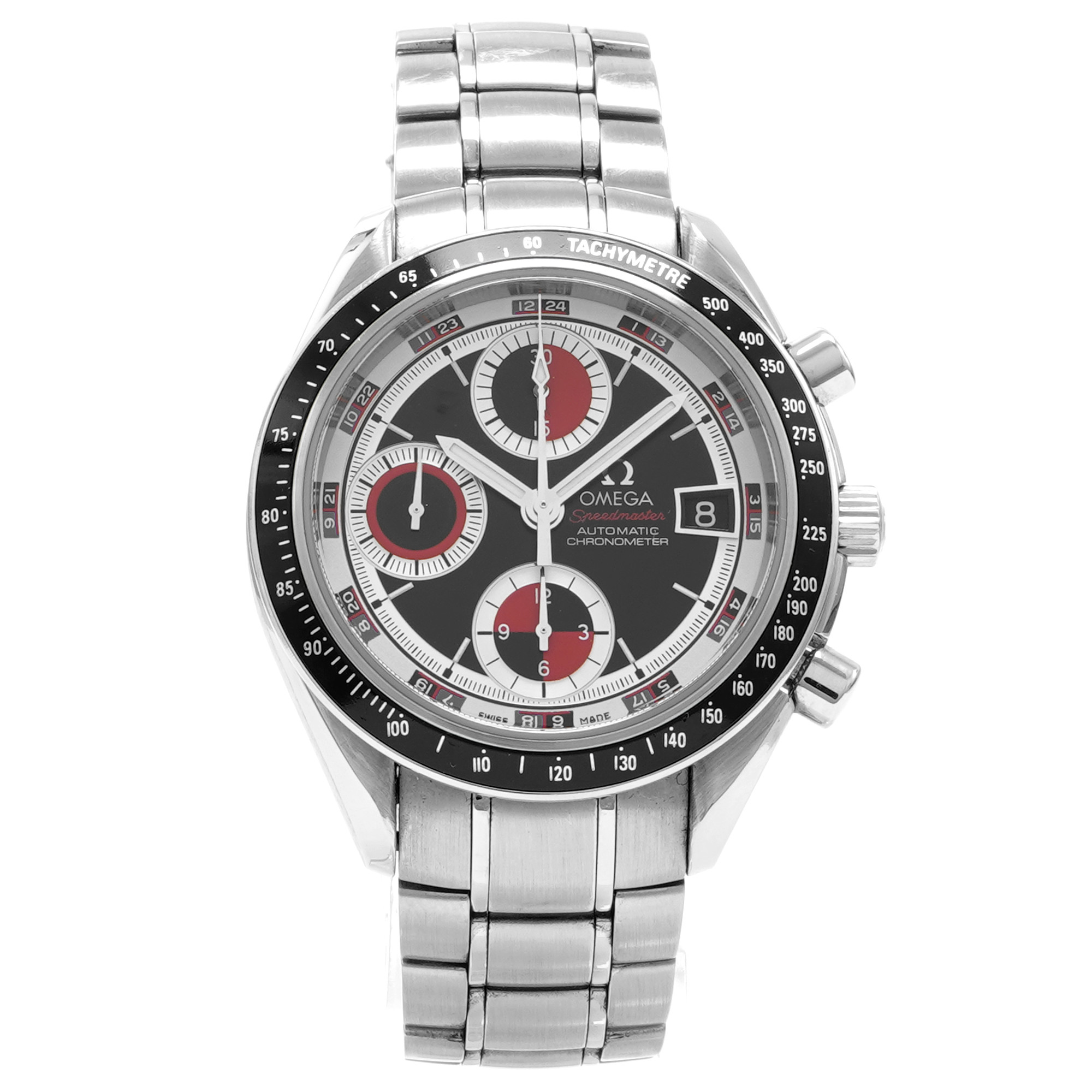Omega Speedmaster Date Black Red Casino Dial - Inventory 7885