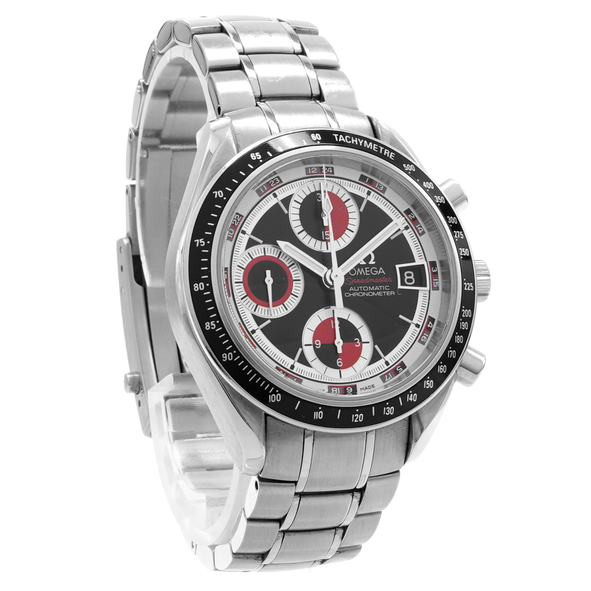 Omega Speedmaster Date Black Red Casino Dial - Inventory 7885