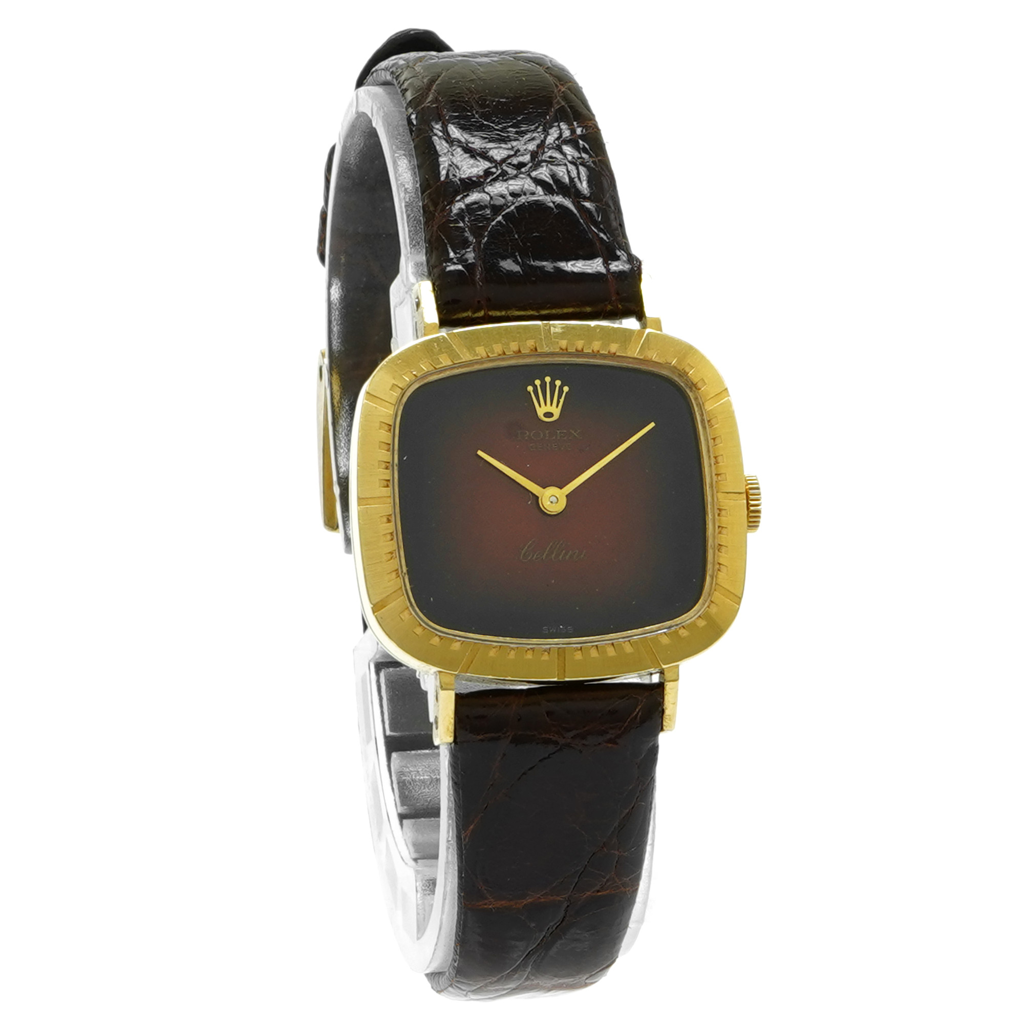 Rolex Cellini 4082-1 *Vintage* *Red Vignette Dial* - Inventory 7899