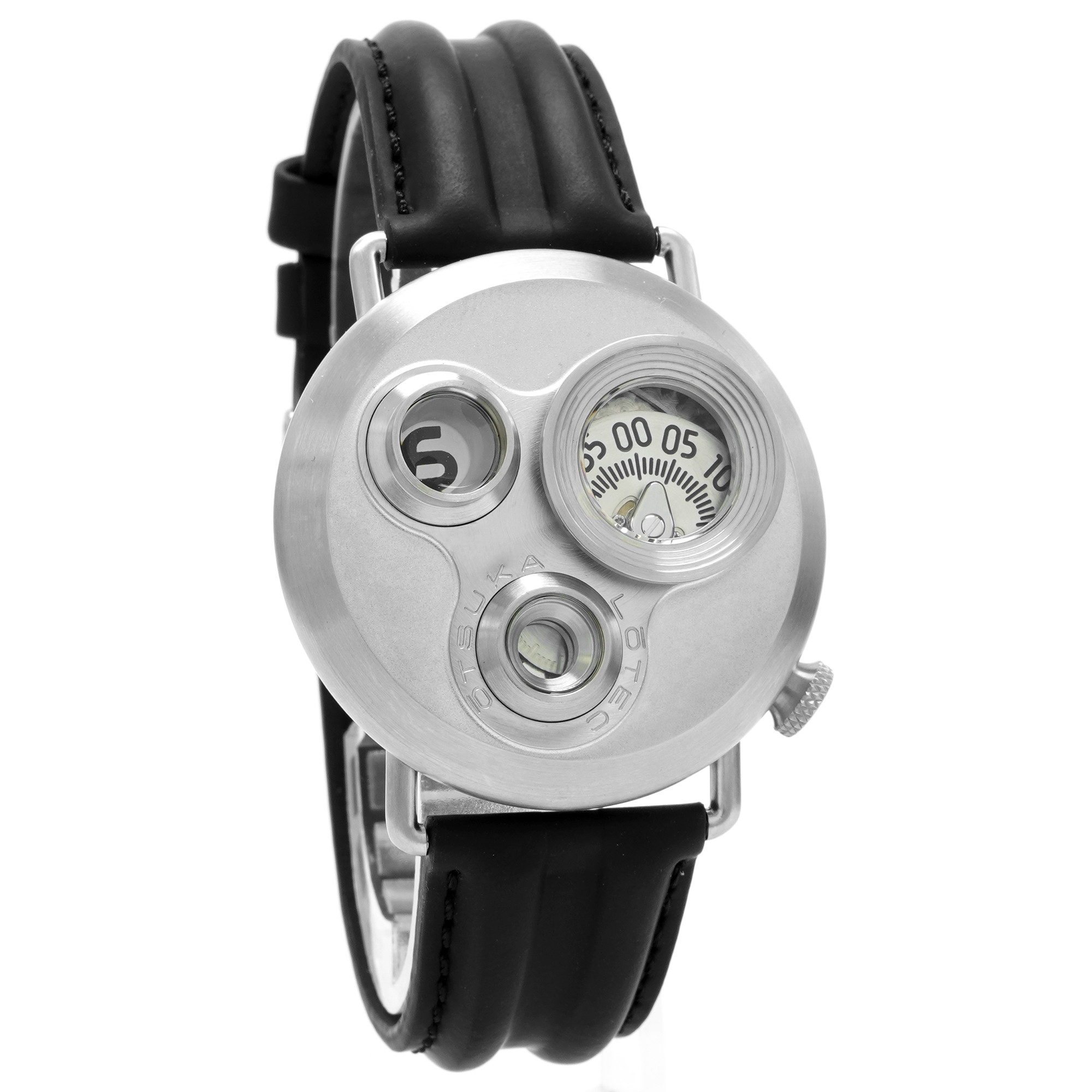 オボロティガウォック Otsuka Lotec Jump Hour P75 *UNWORN* - Inventory 7884 - DelrayWatch.com