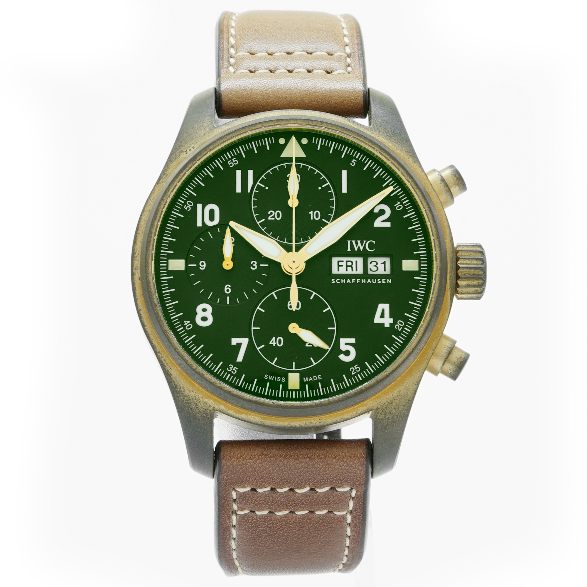 IWC Pilot's Watch Chronograph Spitfire Bronze *Green* - Inventory