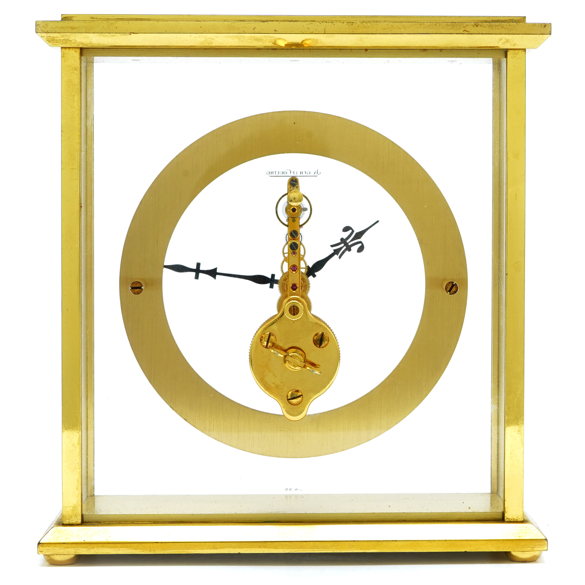 Jaeger LeCoultre Baguette Inline Movement 8 Days Clock 508