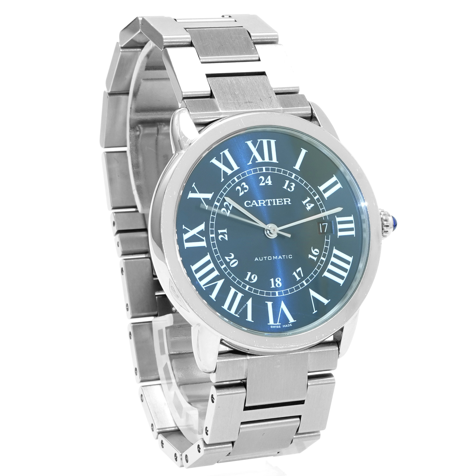 Cartier Ronde Solo de Cartier WSRN0023 *Blue Dial* - Inventory 7933