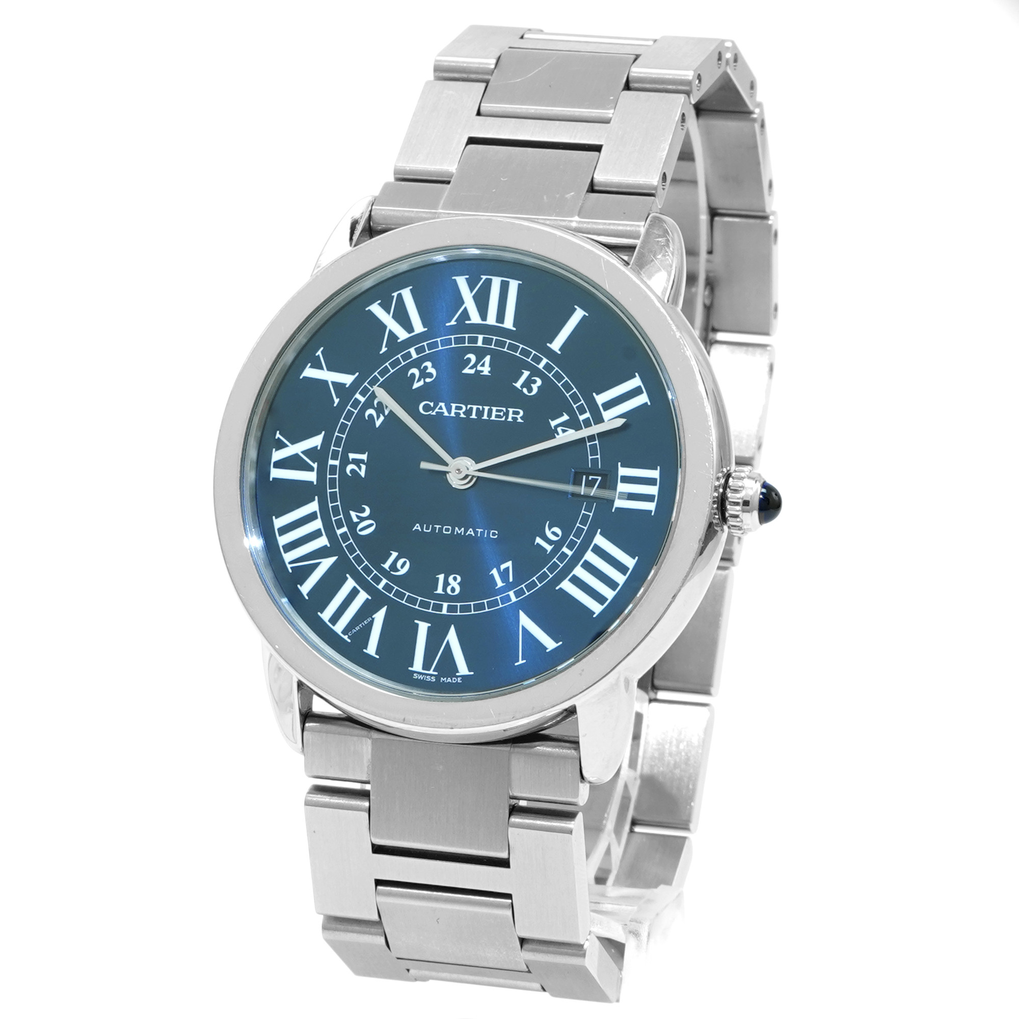 Cartier Ronde Solo de Cartier WSRN0023 *Blue Dial* - Inventory 7933