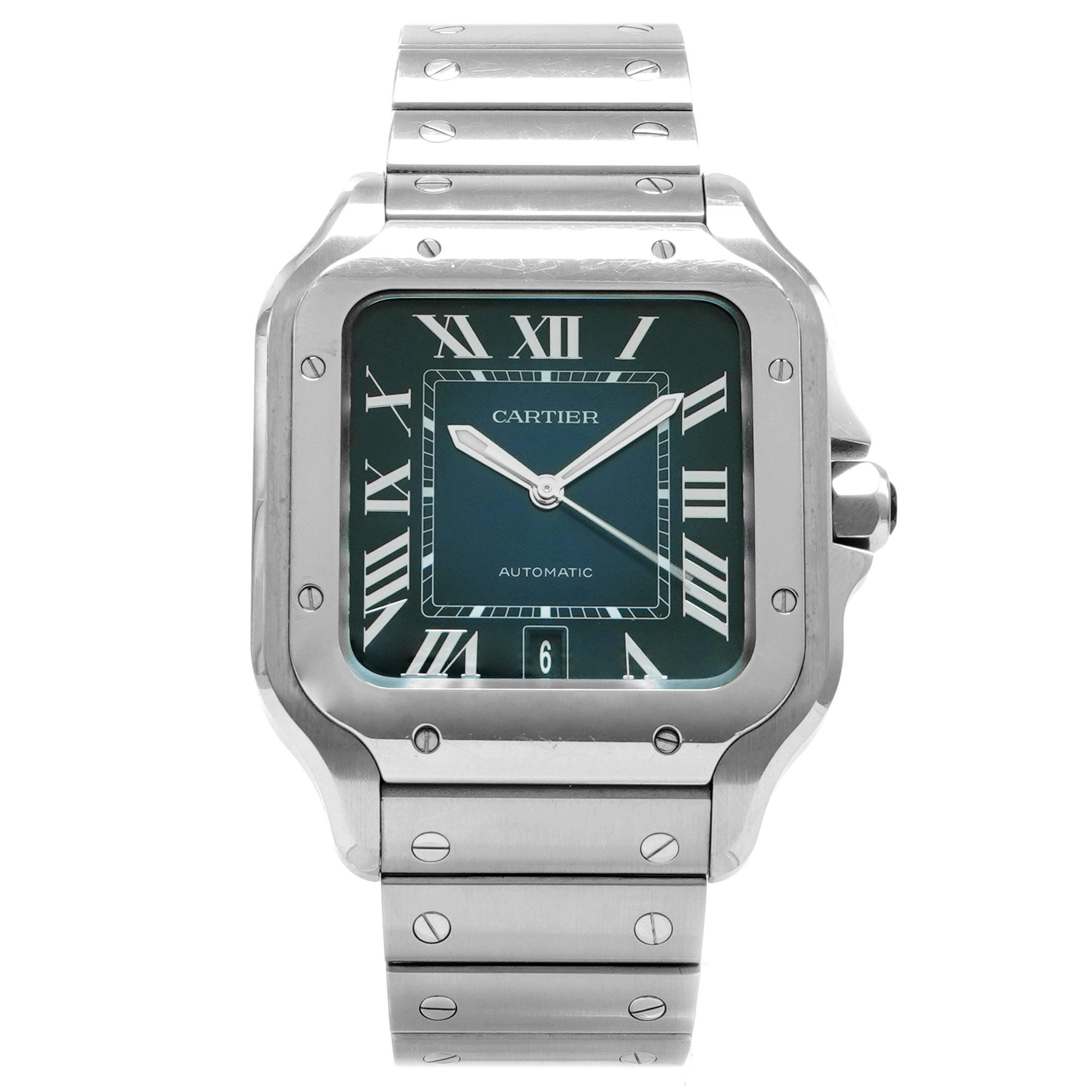 Cartier Santos de Cartier Large Blue WSSA0030 - Inventory 7946