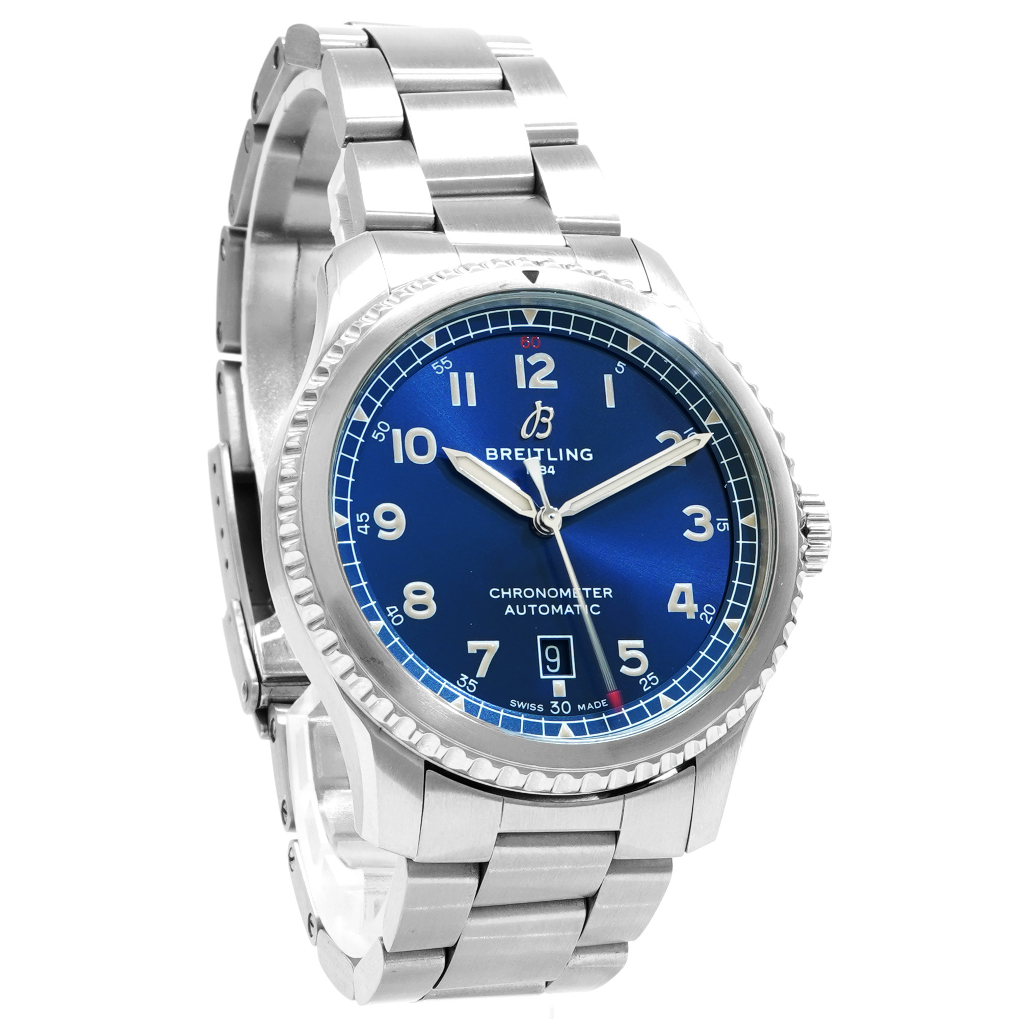 Breitling Aviator 8 Automatic 41 *Blue Dial* - Inventory 7961