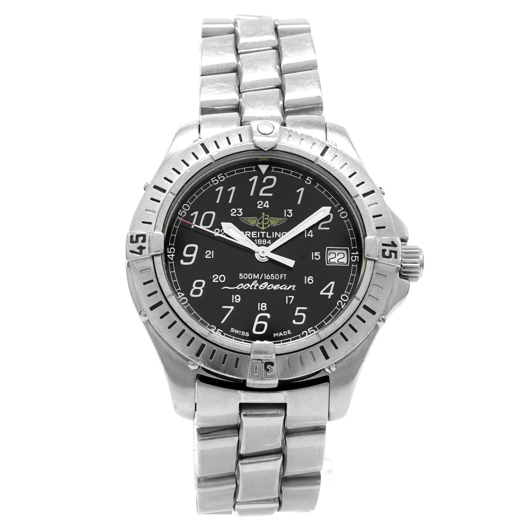 Breitling Colt Ocean Quartz A64350 - Inventory 7521 - DelrayWatch.com