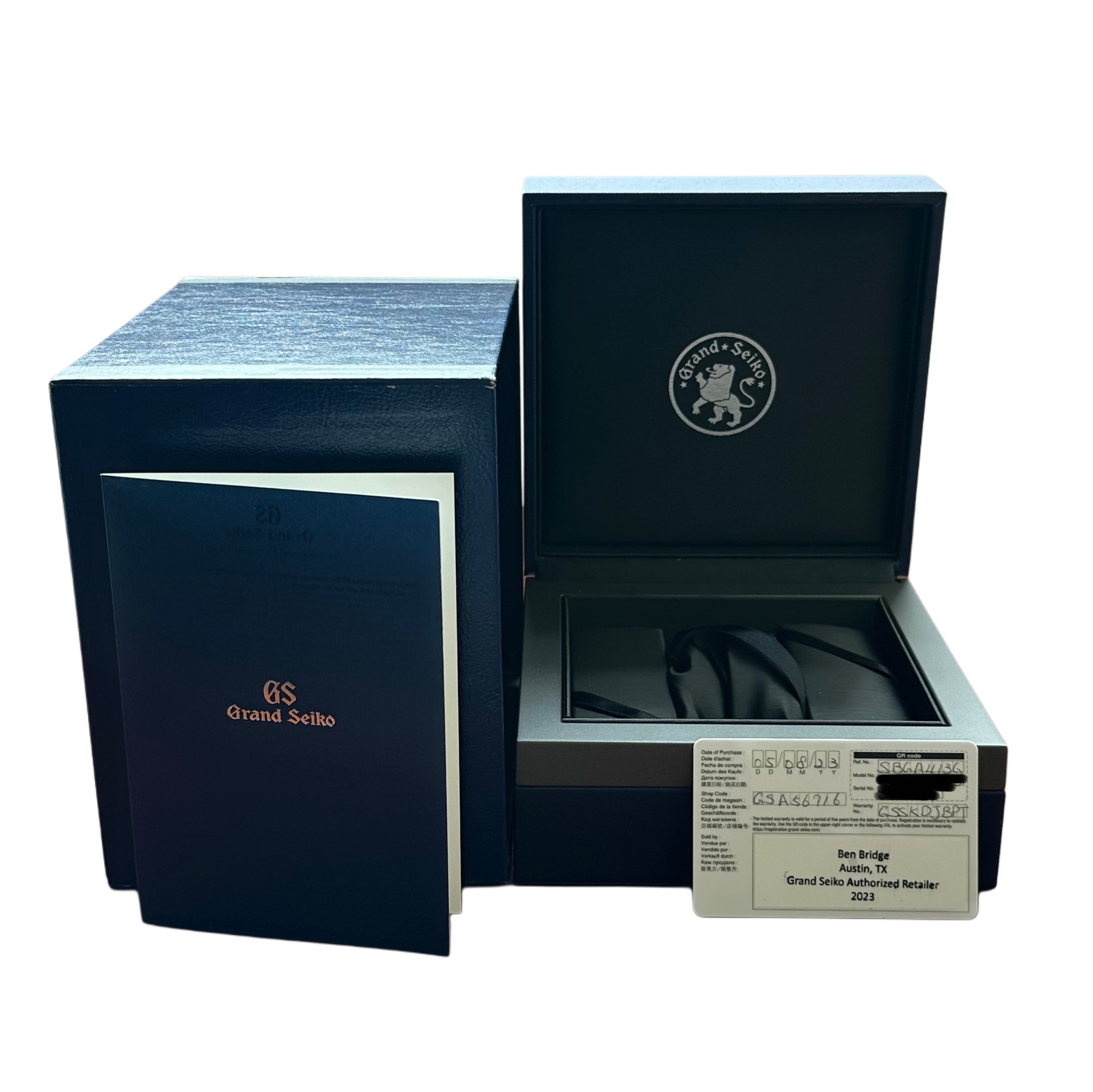 Grand Seiko Heritage Collection Shunbun SBGA413 - Inventory 7968