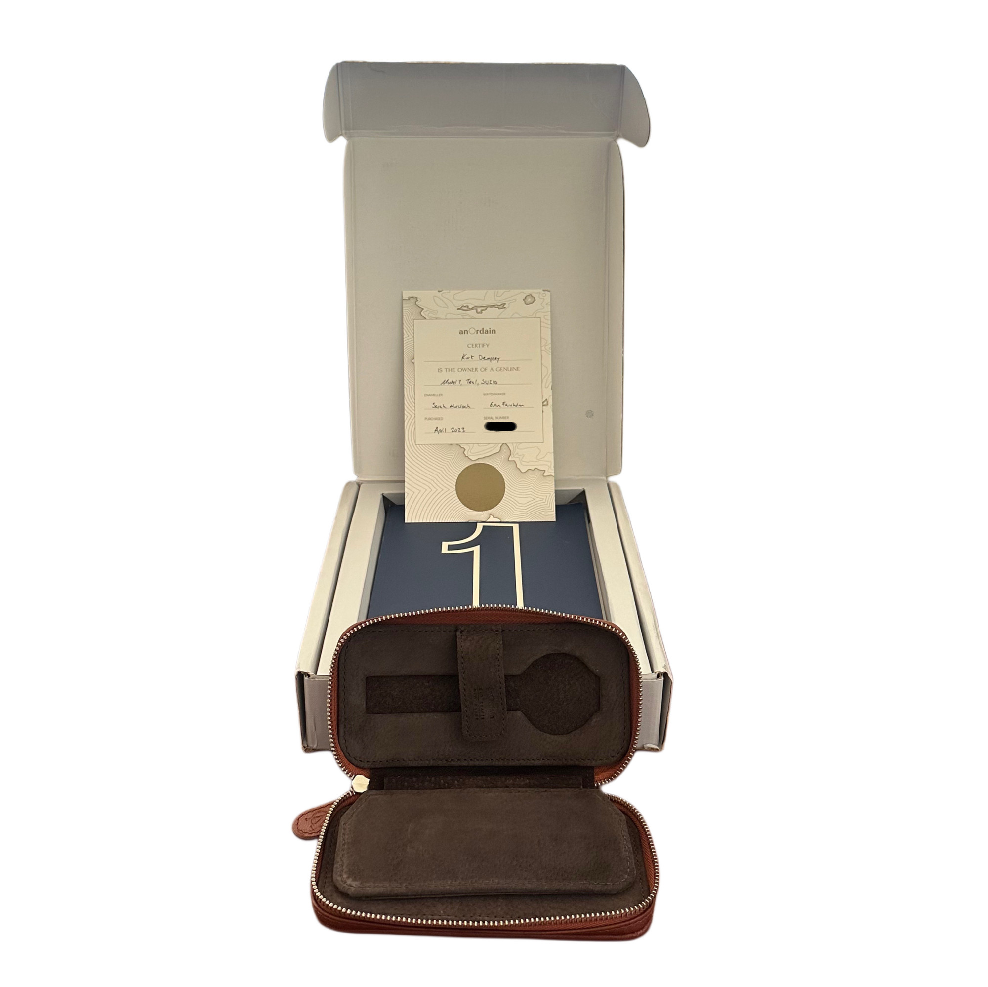 anOrdain Model 1 Teal Automatic - Inventory 7976