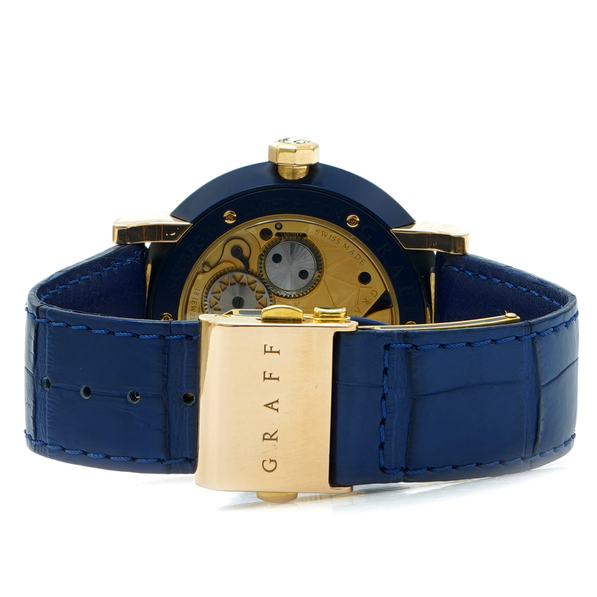 GRAFF GraffStar 45 Grande Date Limited Edition Ceramic and Gold GS45DBPG - Inventory 7986