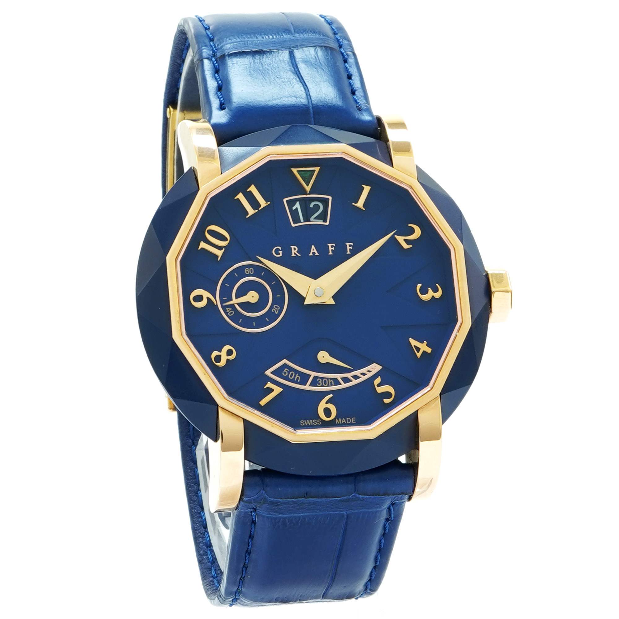 GRAFF GraffStar 45 Grande Date Limited Edition Ceramic and Gold GS45DBPG - Inventory 7986