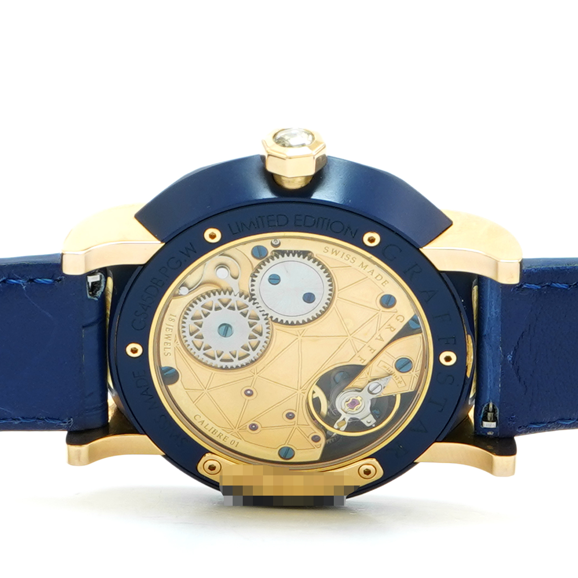 GRAFF GraffStar 45 Grande Date Limited Edition Ceramic and Gold GS45DBPG - Inventory 7986