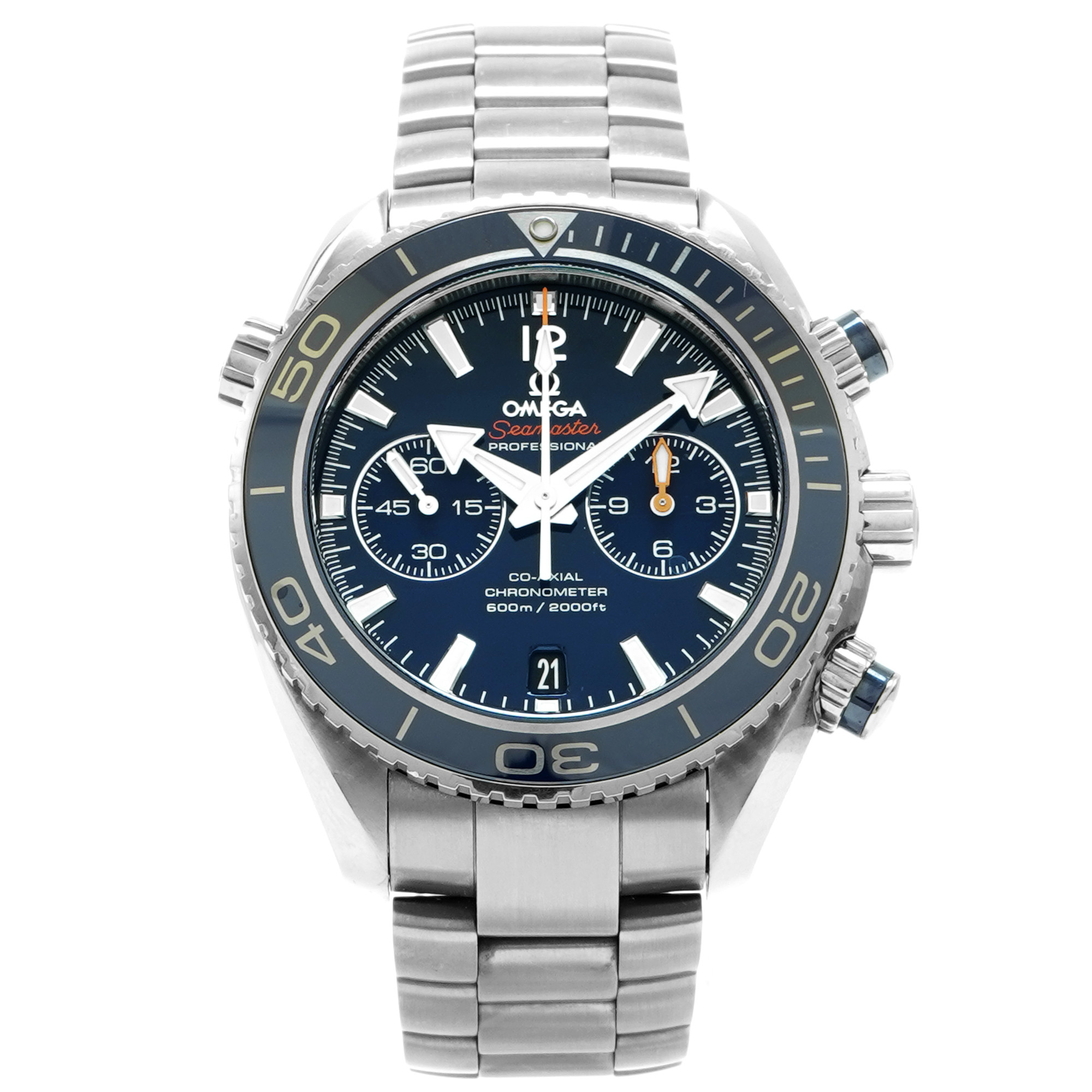 Omega Seamaster Planet Ocean Chronograph *Blue* - Inventory 7980