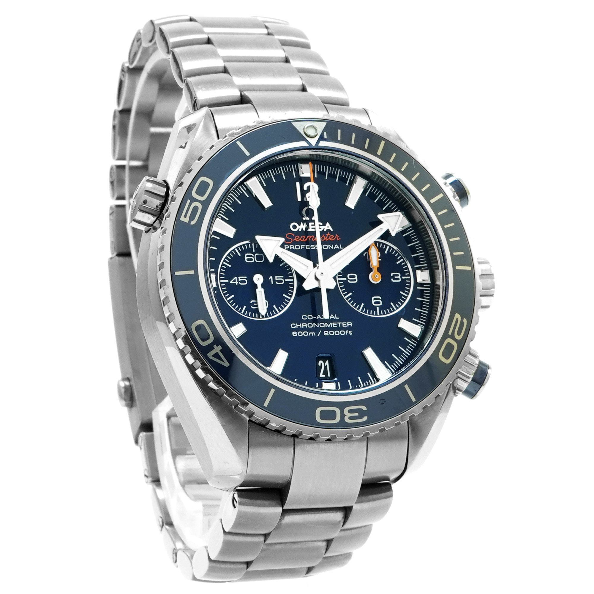 Omega Seamaster Planet Ocean Chronograph *Blue* - Inventory 7980