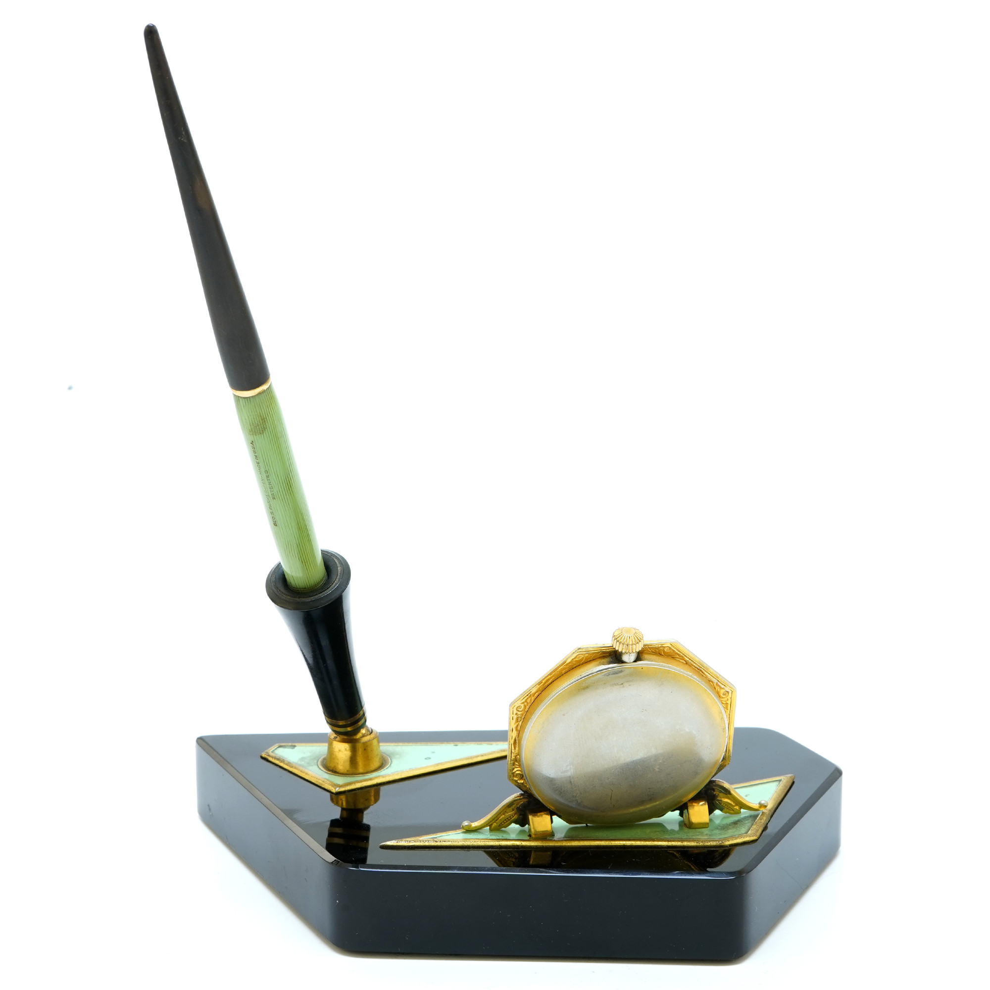 Elgin Art Deco Parker Pen Desk Set *1932* - Inventory 8003