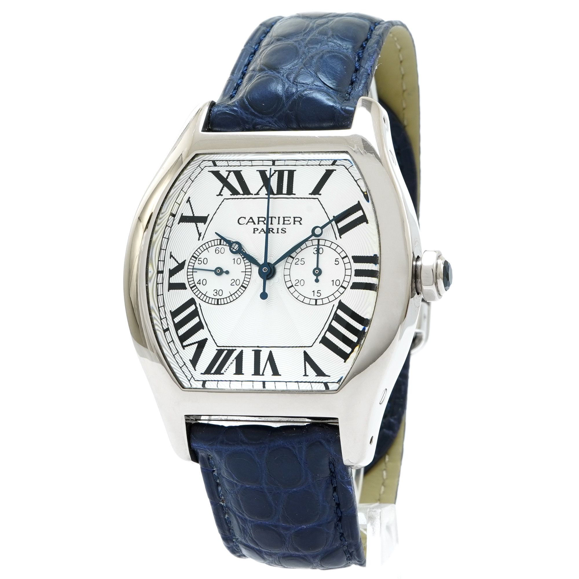 Cartier Tortue XL Monopussoir 2762  *White Gold* - Inventory 8016