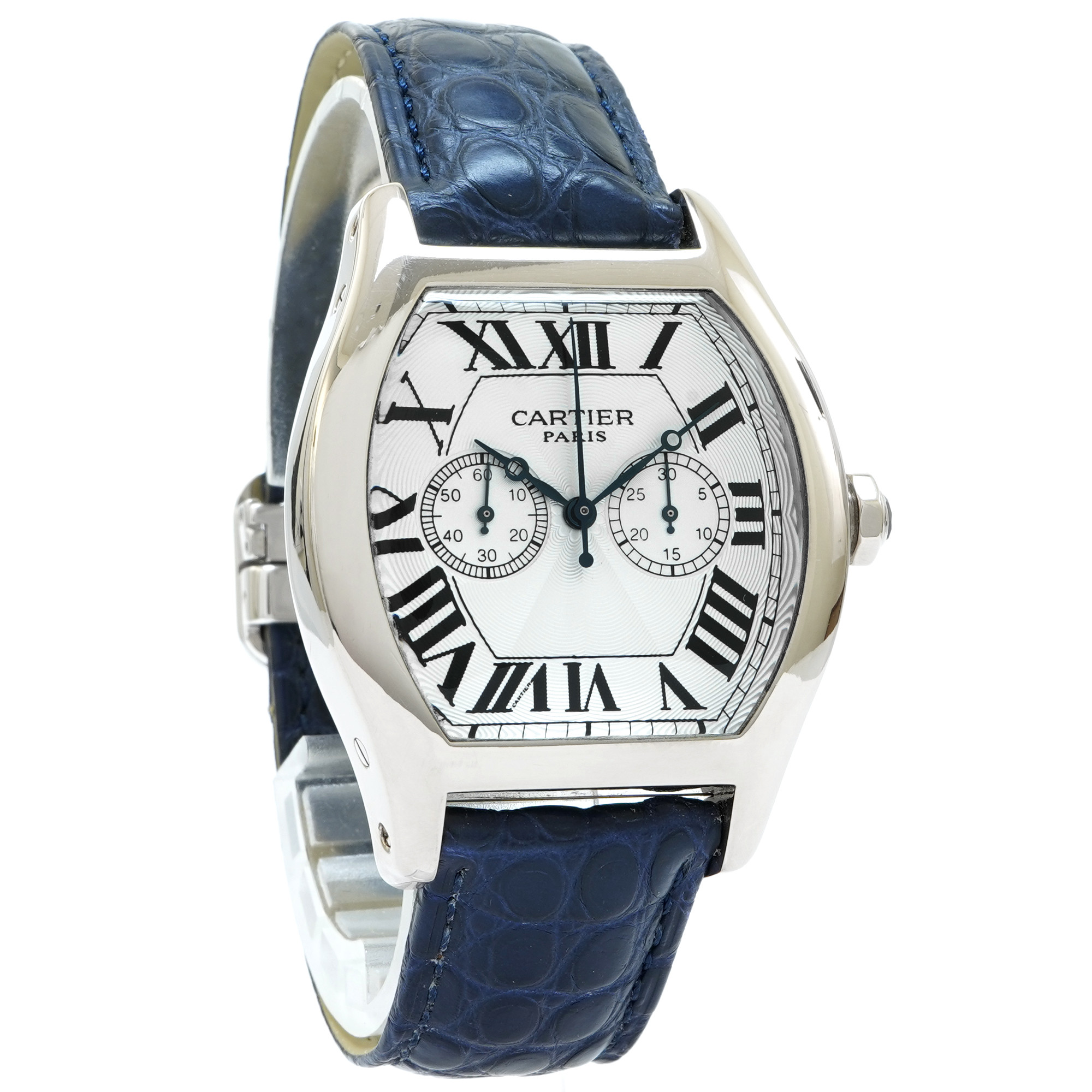 Cartier Tortue XL Monopussoir 2762  *White Gold* - Inventory 8016
