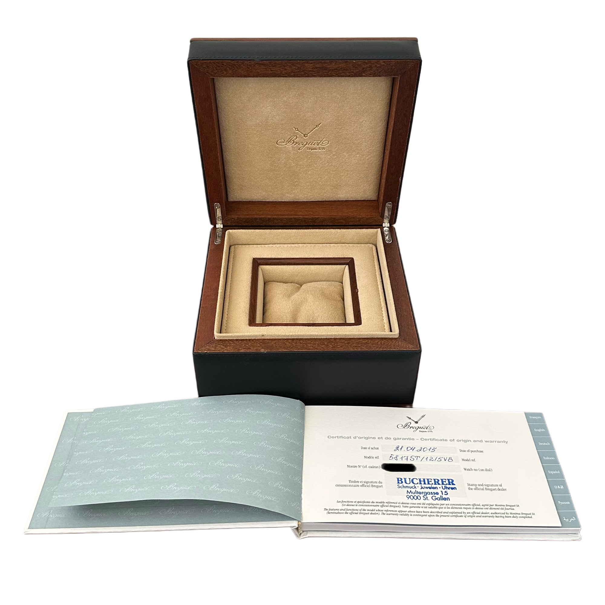 Breguet Marine Big Date 39 5817ST/12/SV8 - Inventory 8082