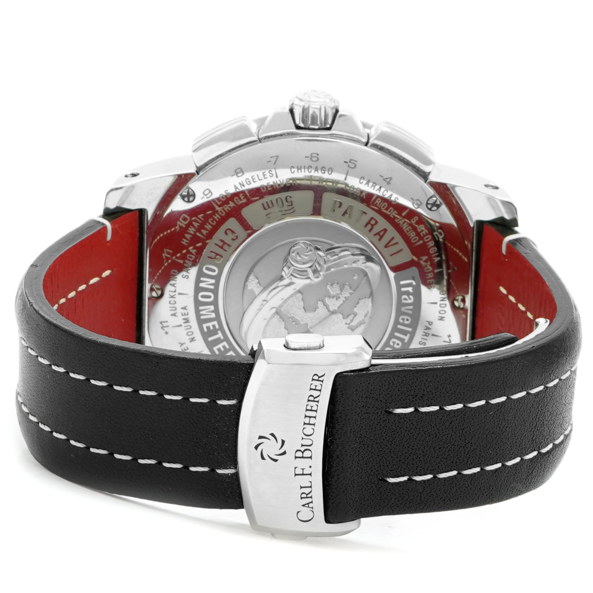 Carl F Bucherer Patravi Traveltec GMT 00.10620.08.63.21 - Inventory 8137