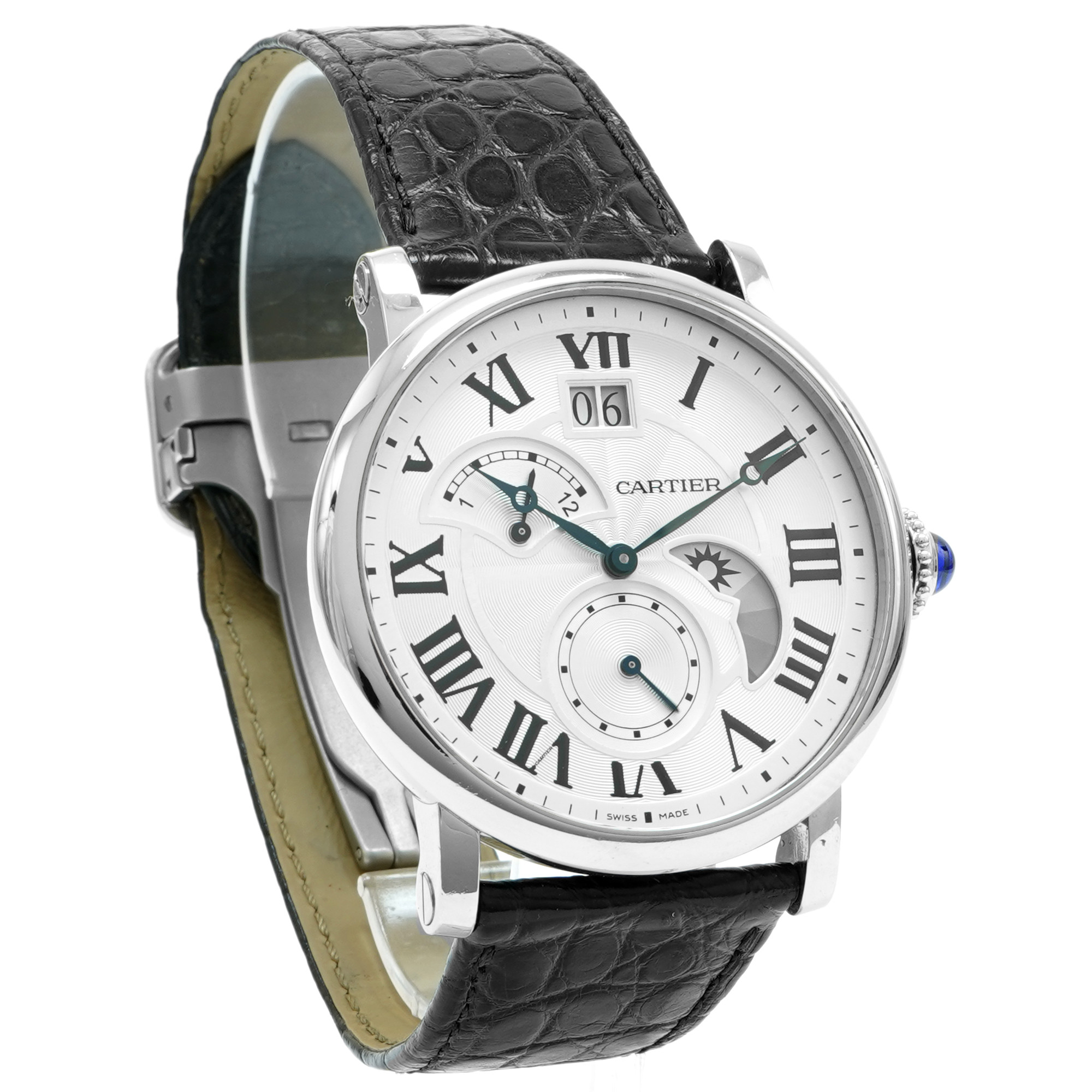 Cartier Rotonde 42mm Large Date Retrograde W1556368 - Inventory 8054