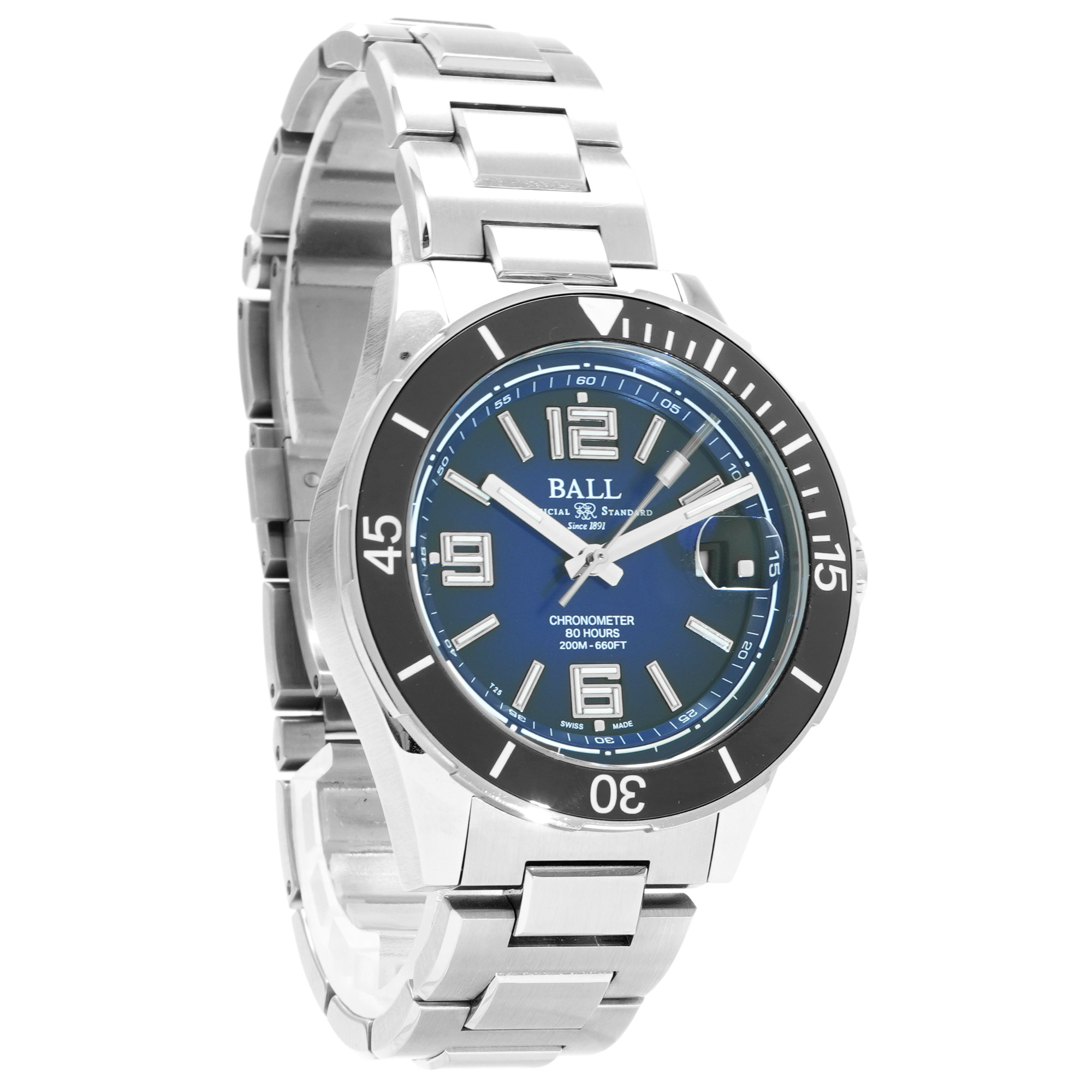 Ball Roadmaster Archangel 40mm DM3130B-S5CJ-BE *Blue Dial* - Inventory 8182