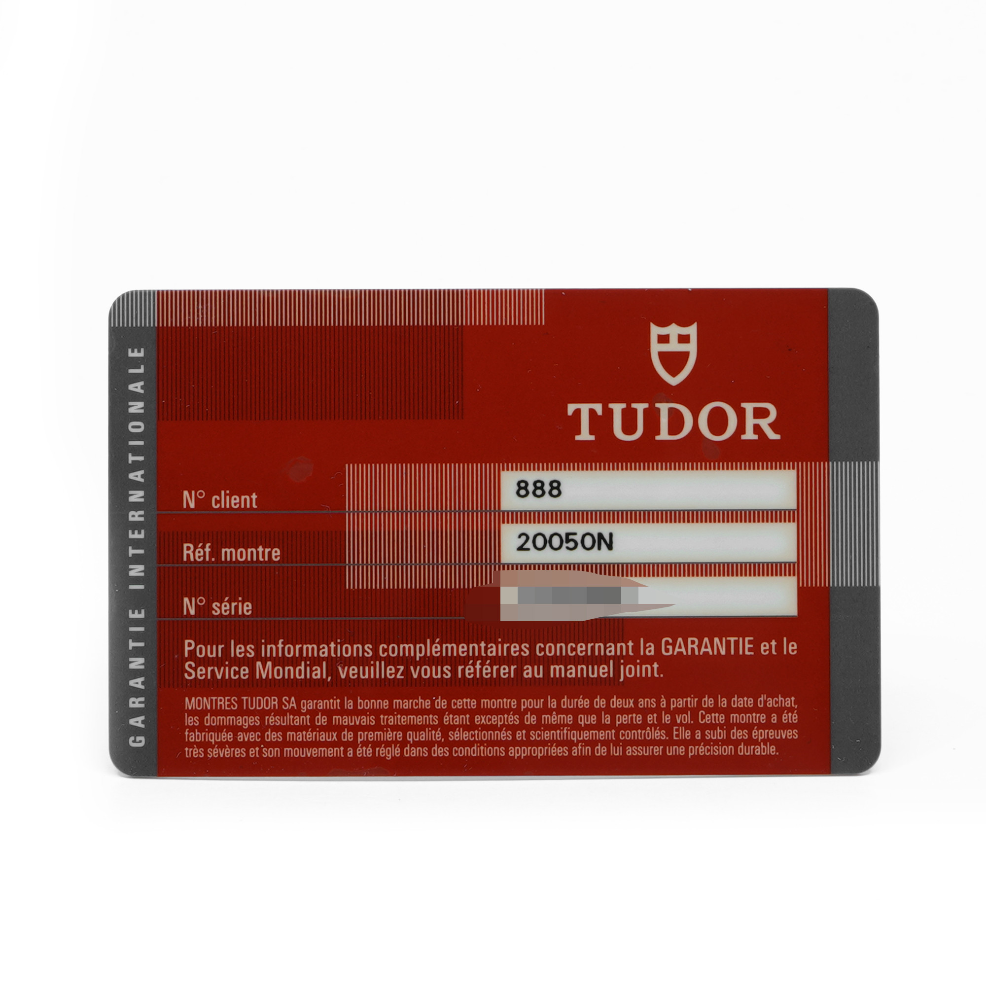 Tudor Grantour 20050N - Inventory 8197