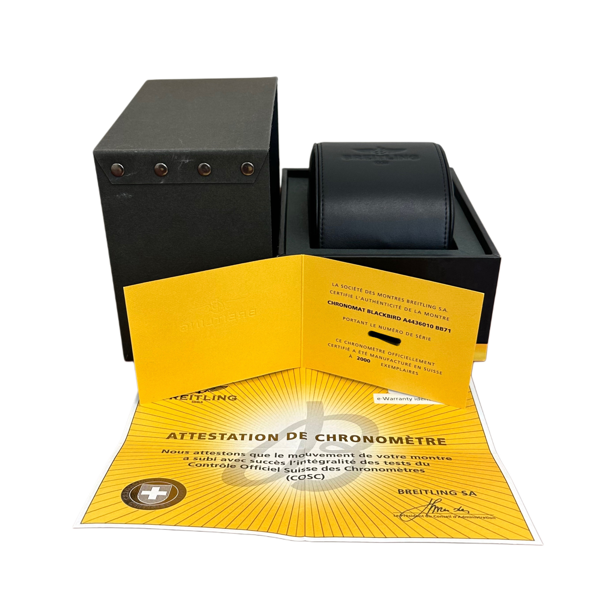 Breitling Chronomat Blackbird A44360 - Inventory 8217