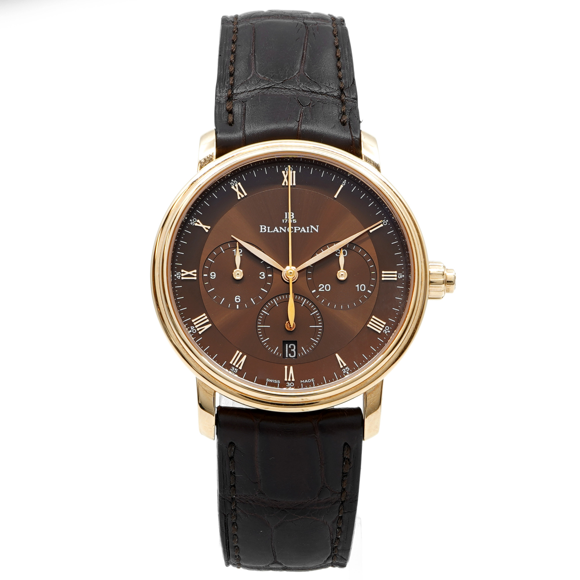 Blancpain Villeret Automatic Chronograph 6185-3646-55B - Inventory 8221