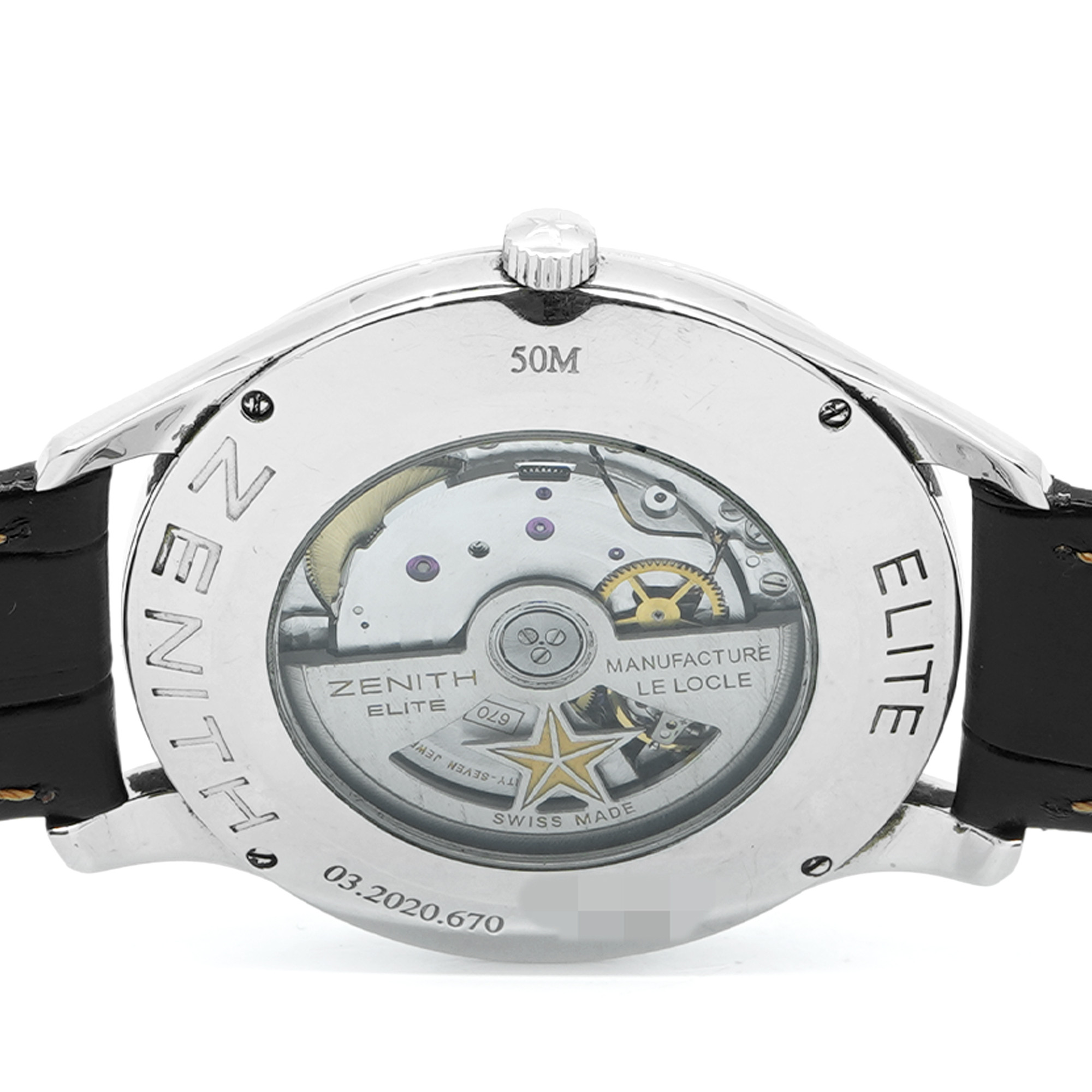 Zenith Central Second Automatic 03202067001C498 - Inventory 8253