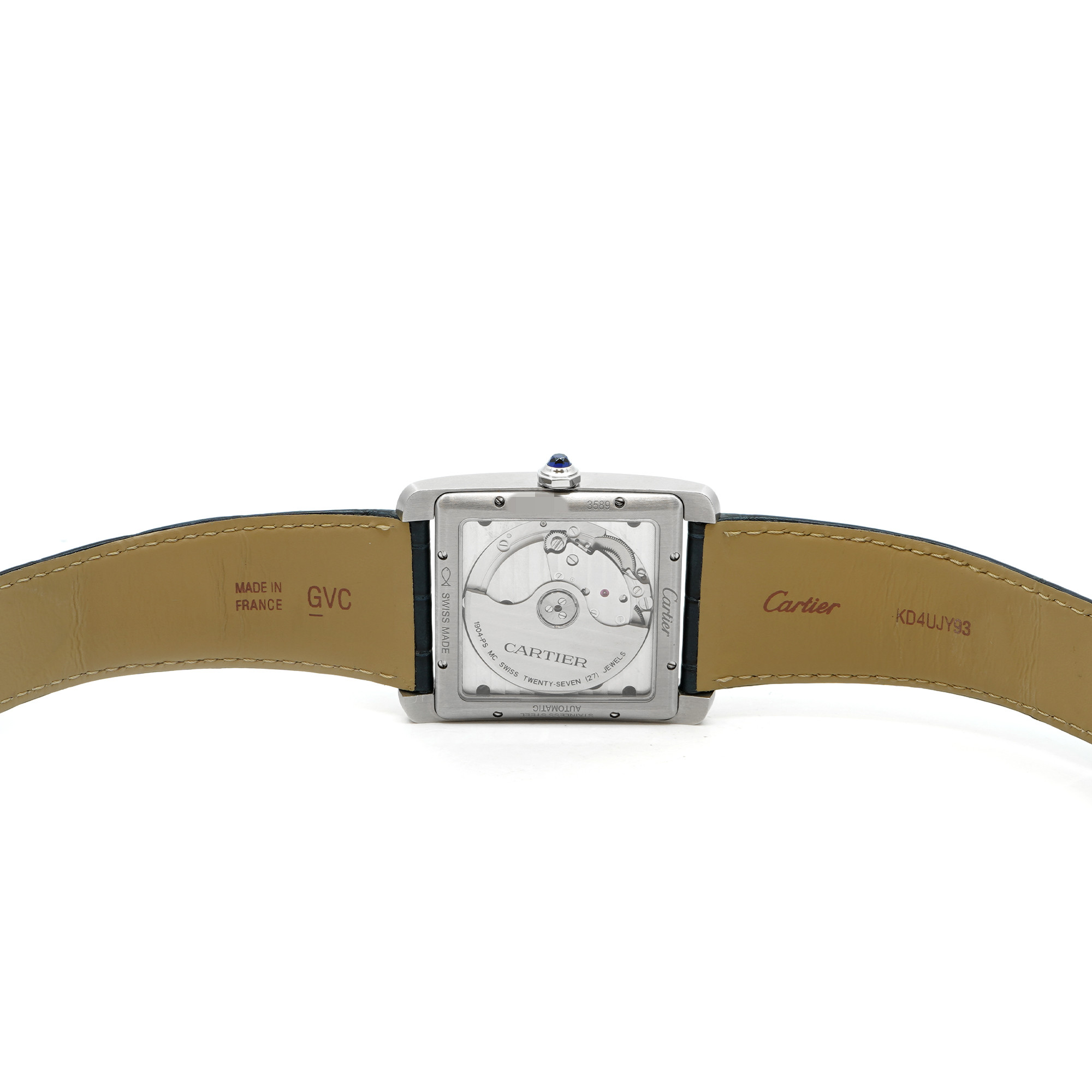 Cartier Tank MC *Blue Dial* WSTA0010 -  Inventory 8229