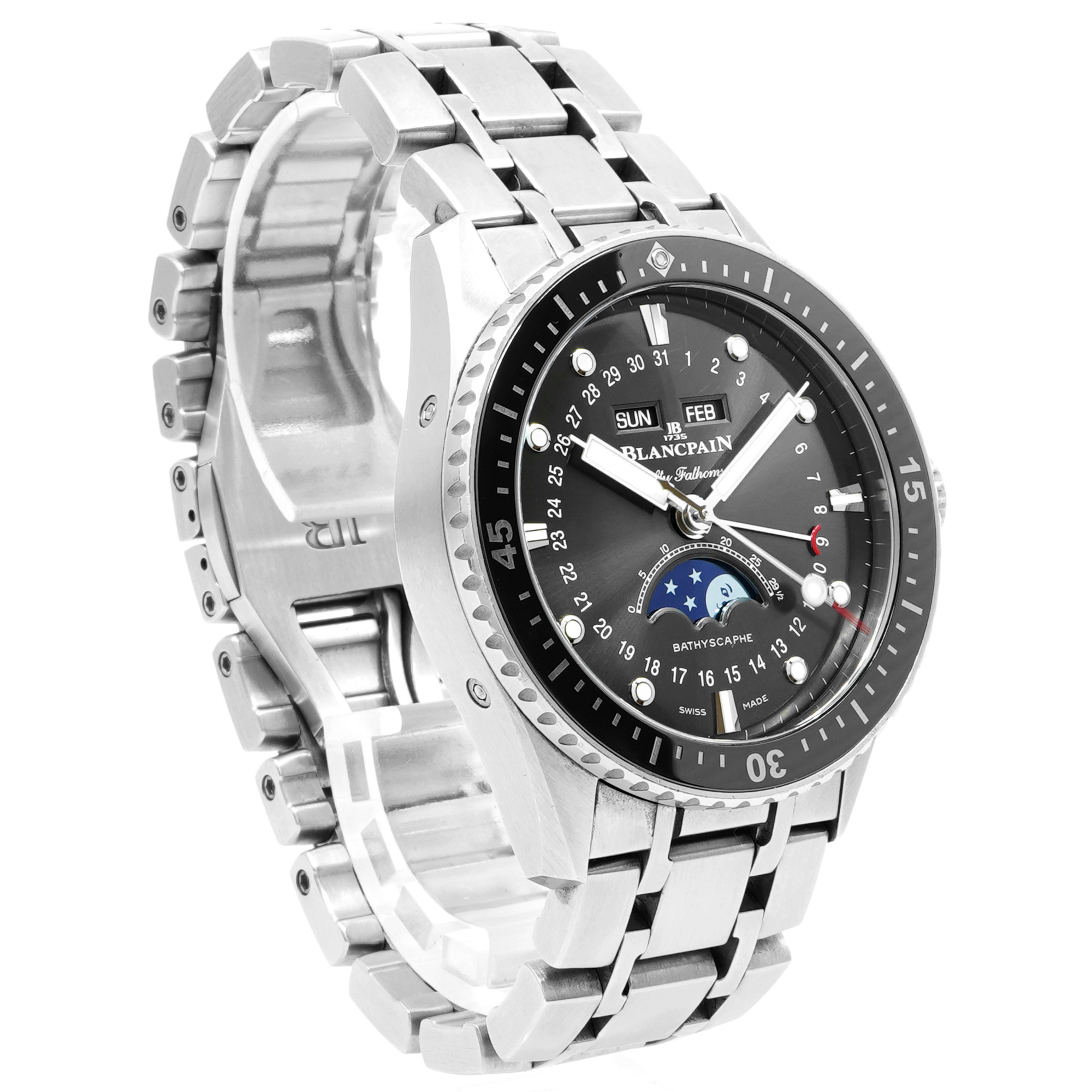 Blancpain Fifty Fathoms Bathyscaphe Quantieme Complet Phases de Lune - Inventory 8261