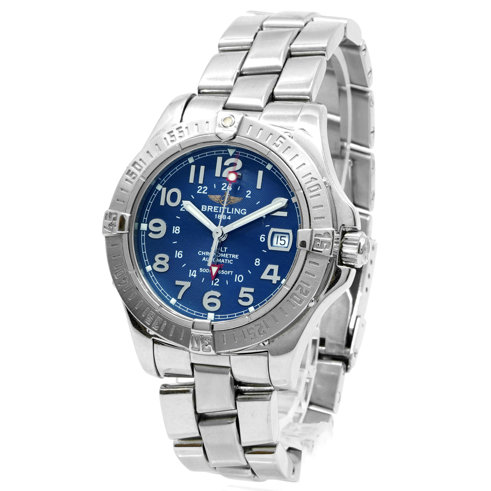 Breitling Colt Automatic GMT A32350 *Blue Dial* - Inventory 8266