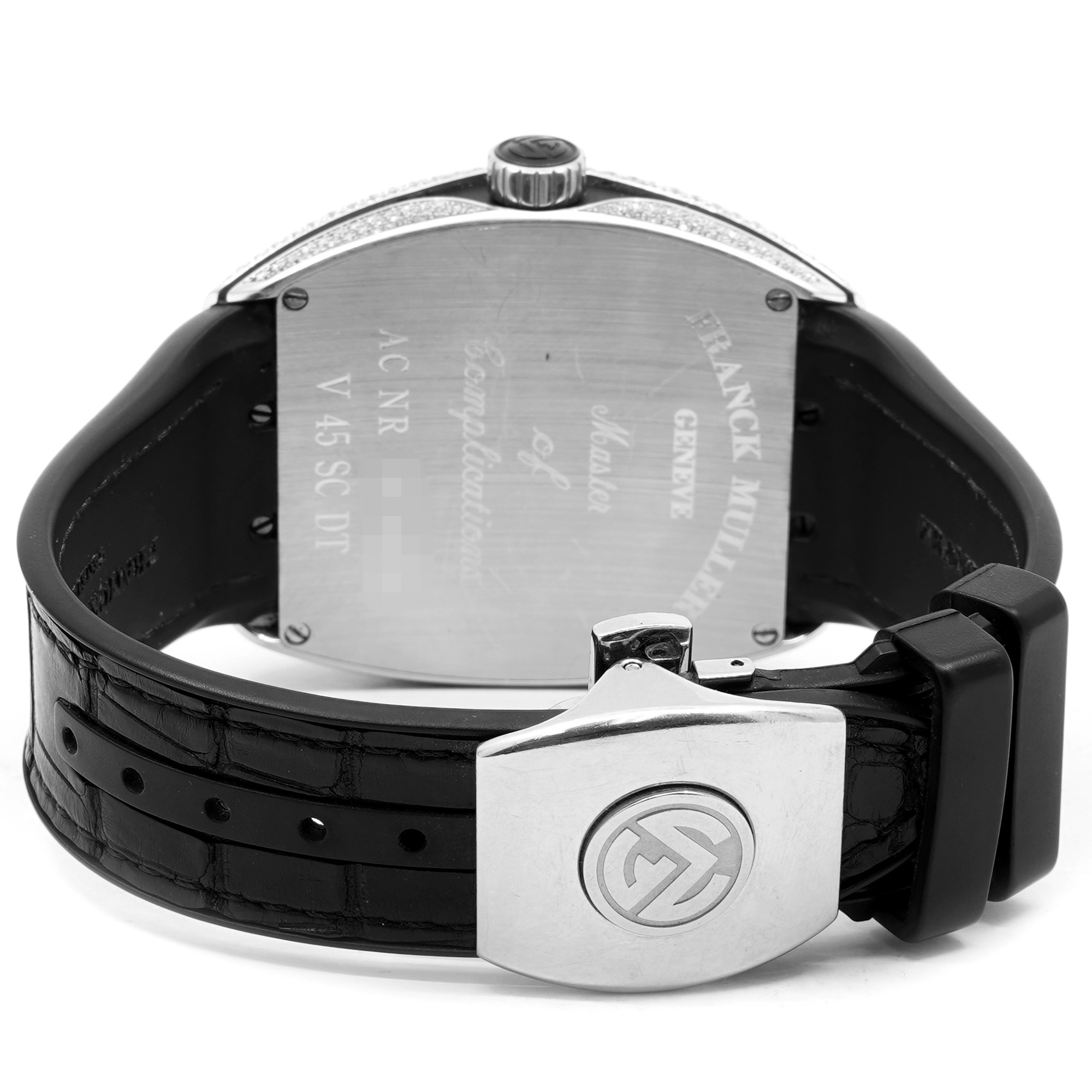 Franck Muller Vanguard Pave Diamond Case & Dial V45SCDT - Inventory 8262