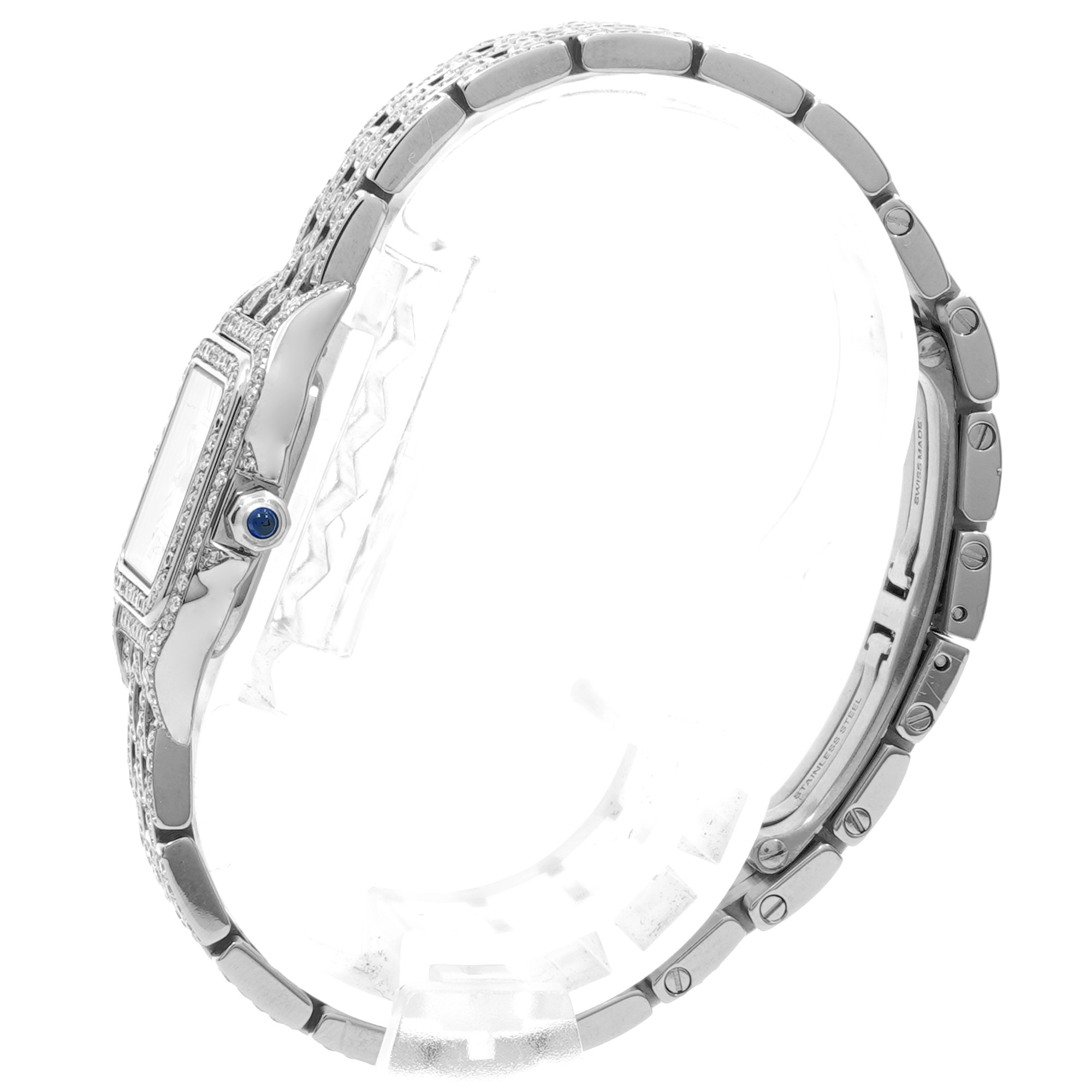 Cartier Panthere Steel Small Diamonds WSPN0006 - Inventory 8283