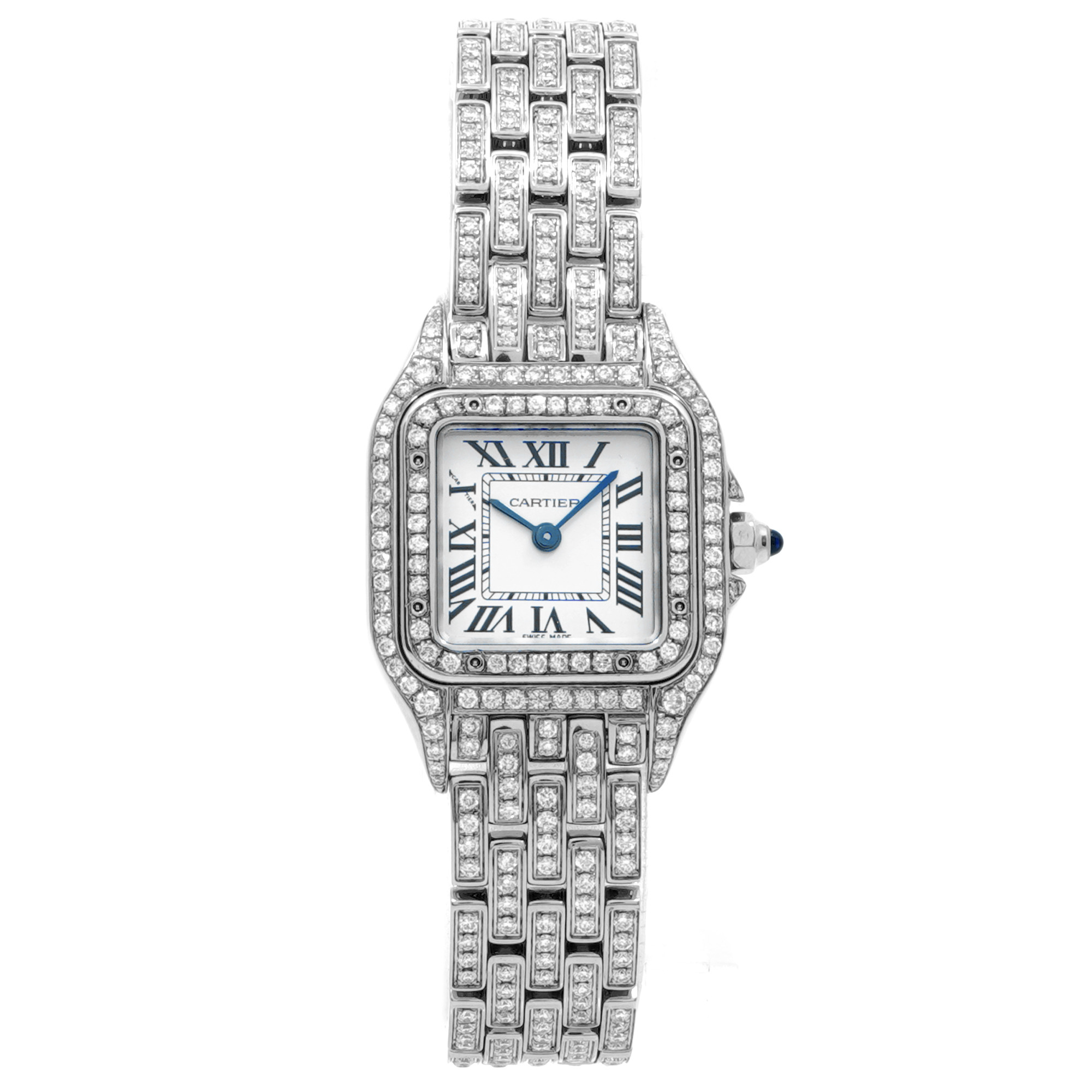 Cartier Panthere Steel Small Diamonds WSPN0006 - Inventory 8283