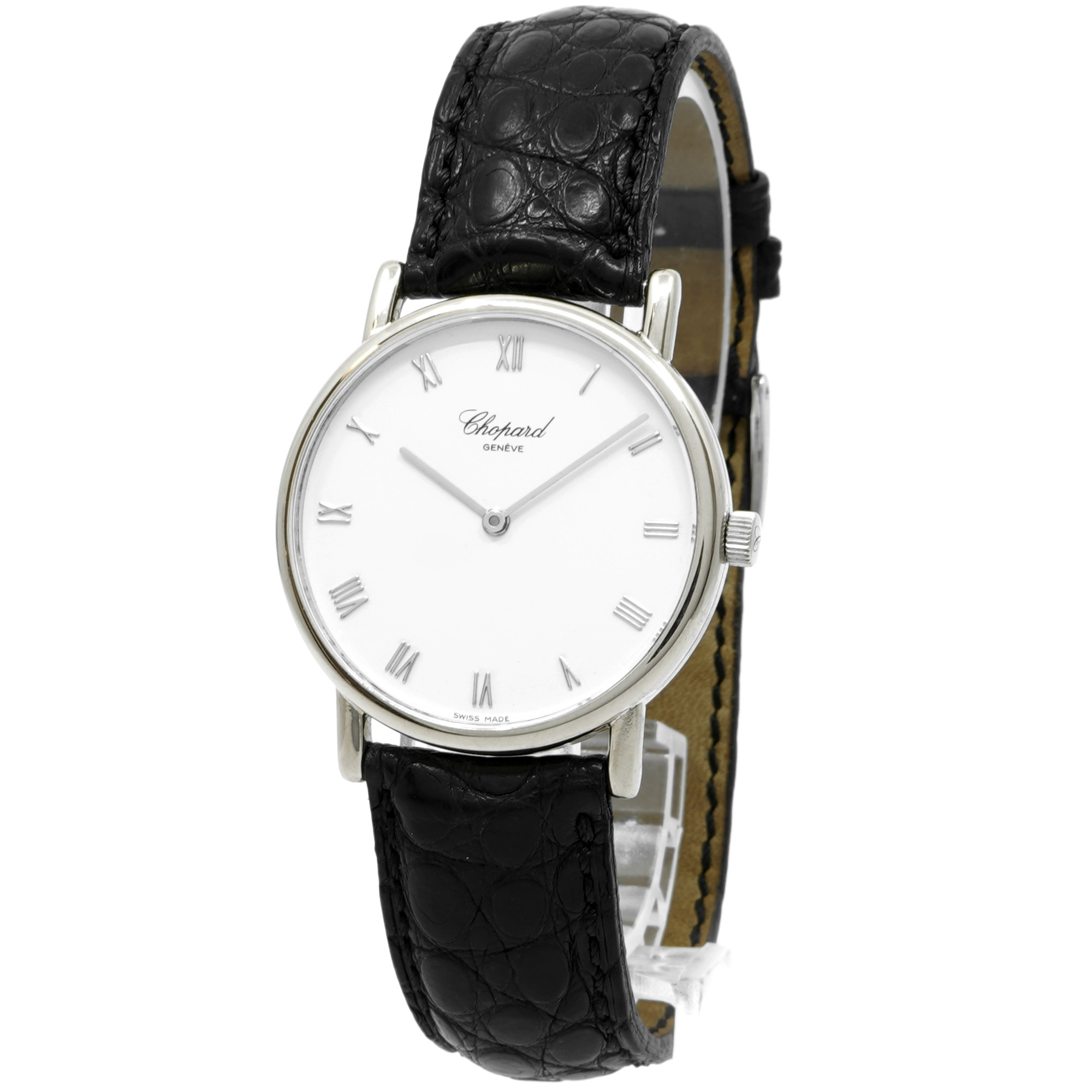 玉*焼様 Chopard ホワイトゴールドリング エッジデザイン 52 Chopard Classique White Gold 16/3154 - Inventory 8295