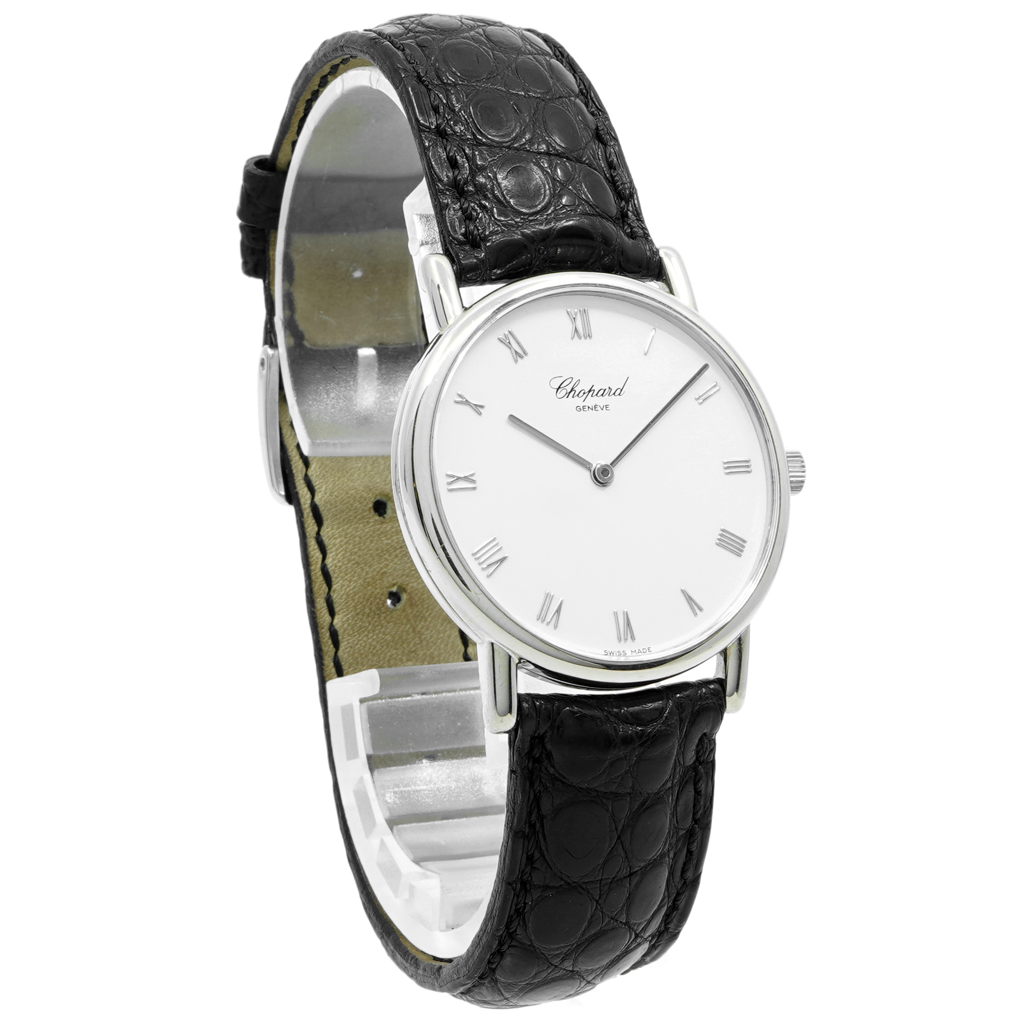 玉*焼様 Chopard ホワイトゴールドリング エッジデザイン 52 Chopard Classique White Gold 16/3154 - Inventory 8295