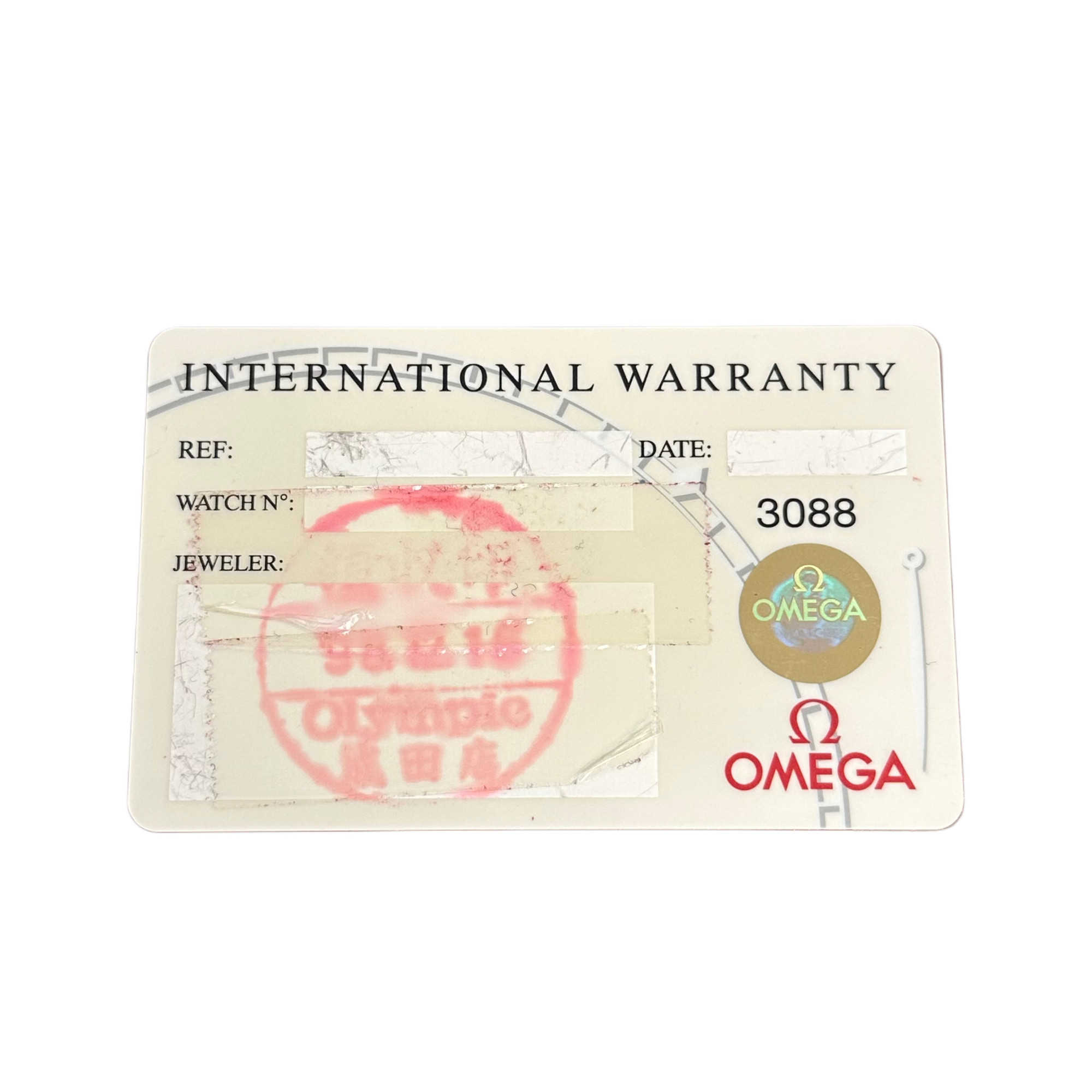 Omega Speedmaster 39mm Schumacher Red Edition 3510.61 - Inventory 8289