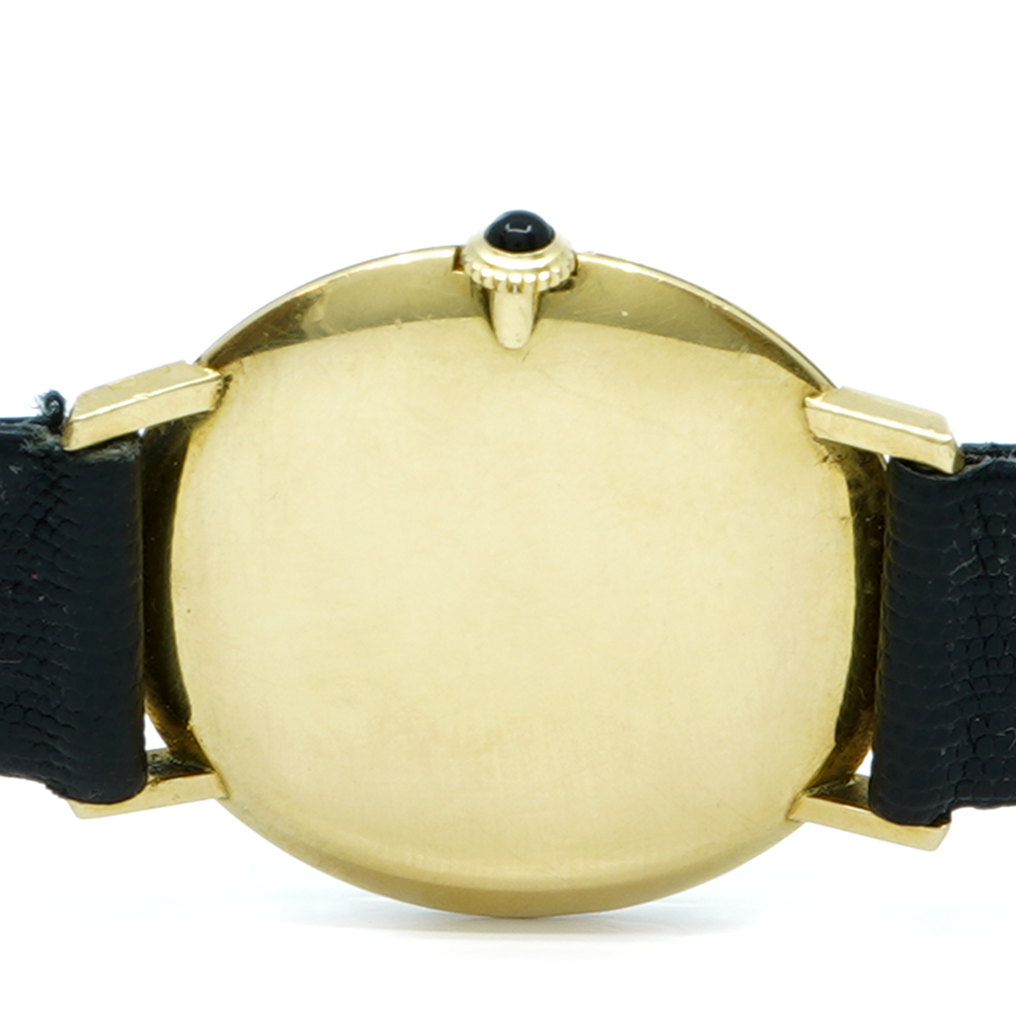 Movado Classic Round With 18k Enameled Case and Roman Dial *Vintage 1950's* - Inventory 8306