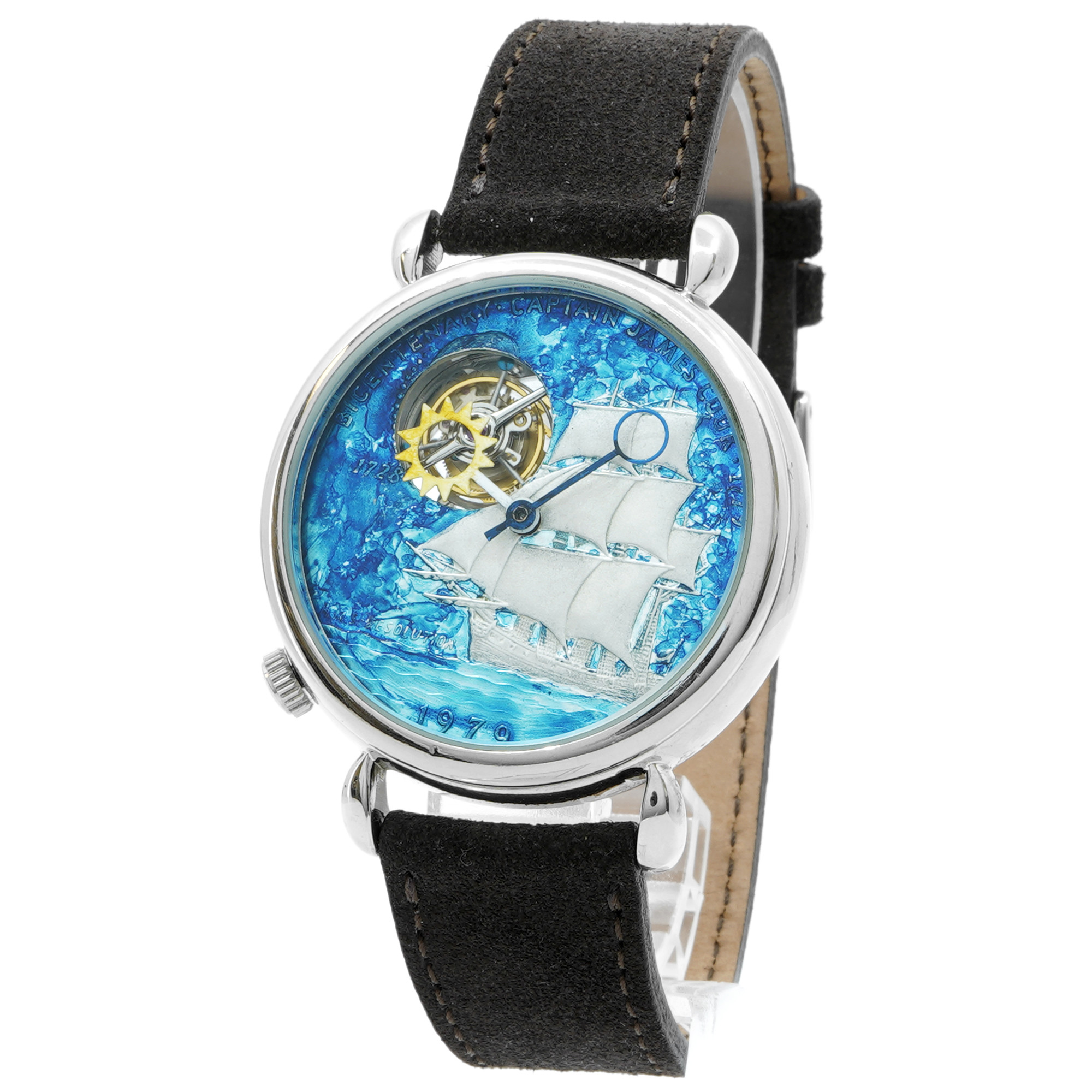 HMS Resolution Bicentenary James Cook 1779 Tourbillon - Inventory 8143