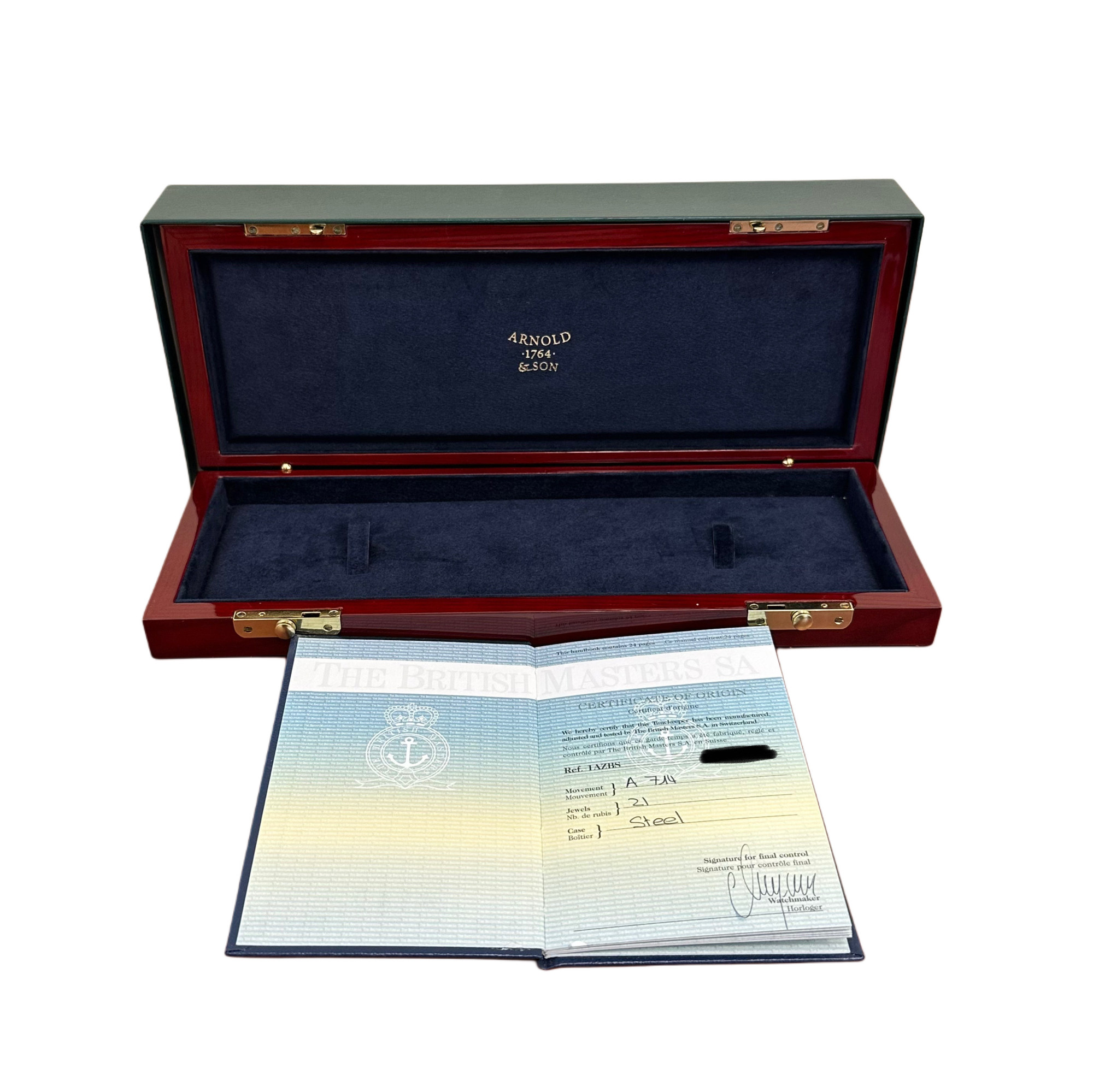 Arnold & Son Scout Nightflight 1AZBS.B01A.K02B - Inventory 8134