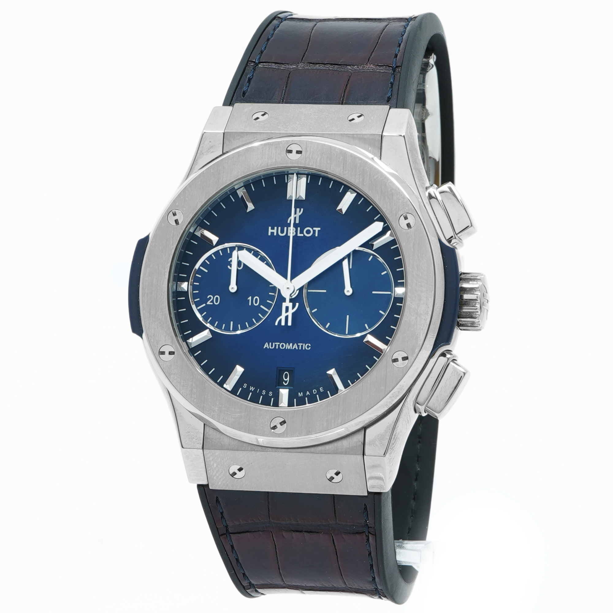 Hublot Classic Fusion Chronograph *Blue Dial* - Inventory 8320